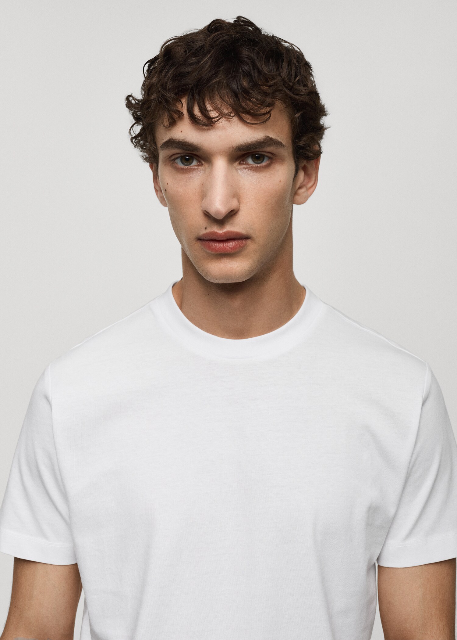 Μπλούζα βαμβάκι slim fit - Λεπτομέρεια του προϊόντος 1