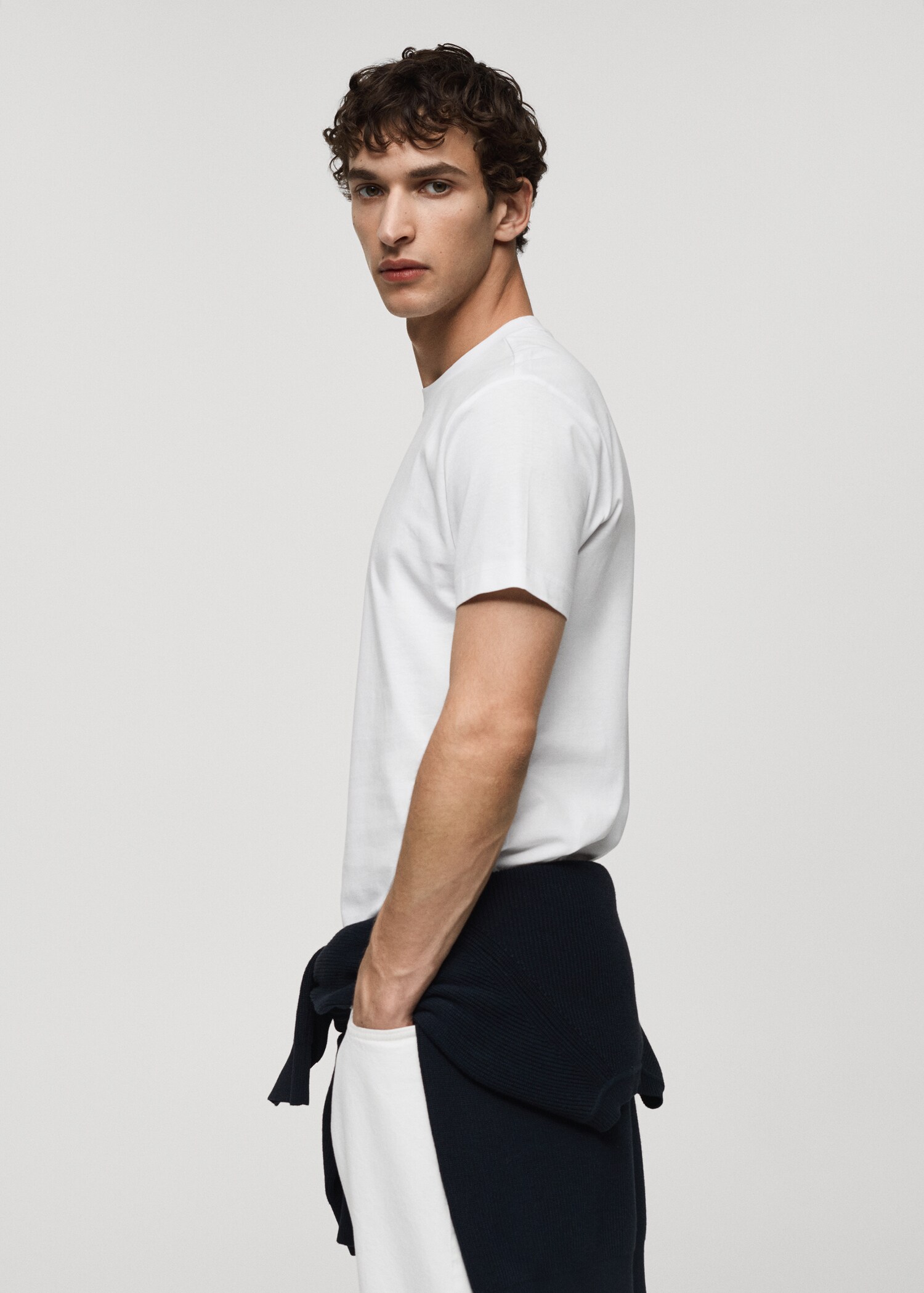 Μπλούζα βαμβάκι slim fit - Λεπτομέρεια του προϊόντος 2