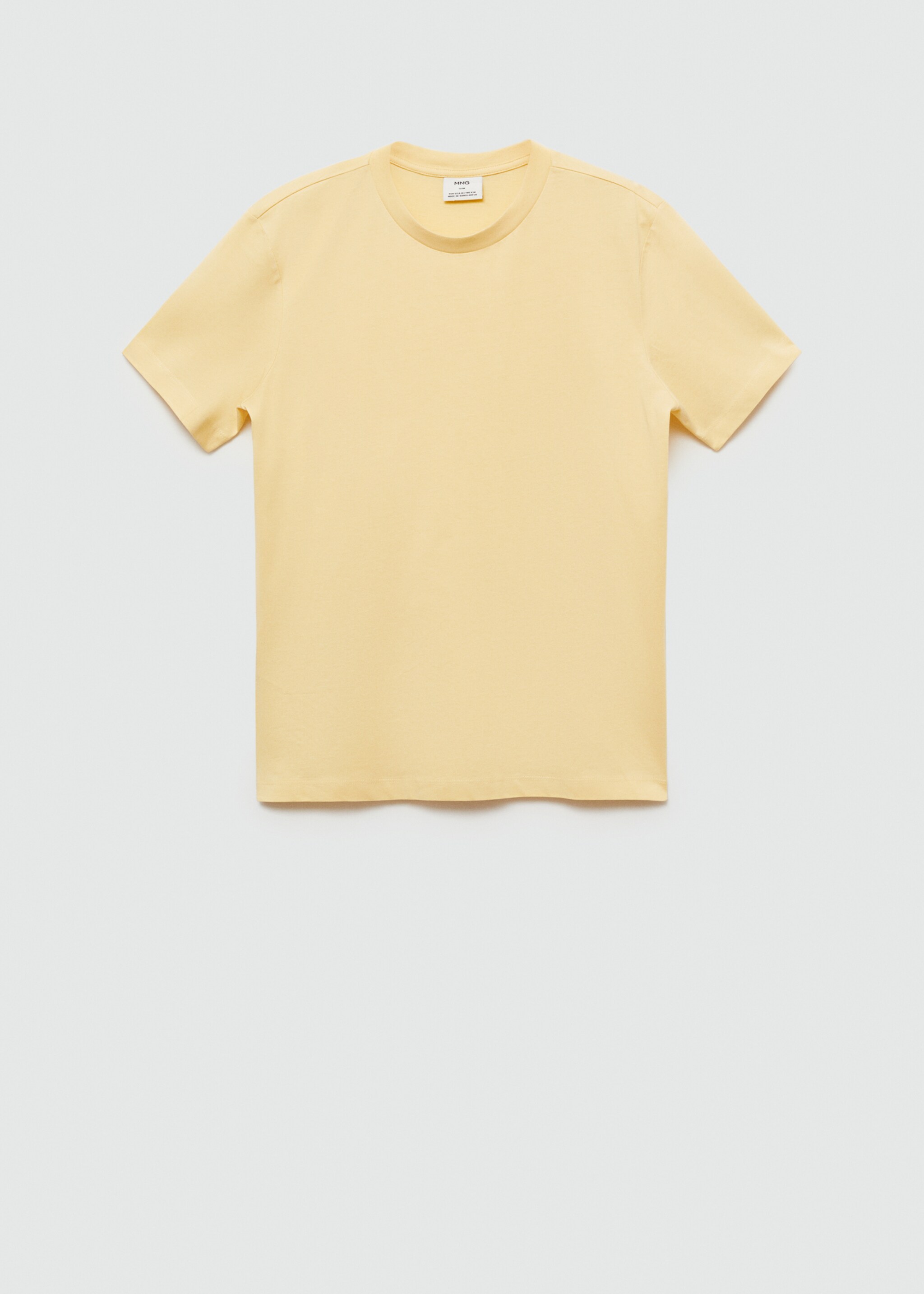 Slim-fit cotton t-shirt - Article without model