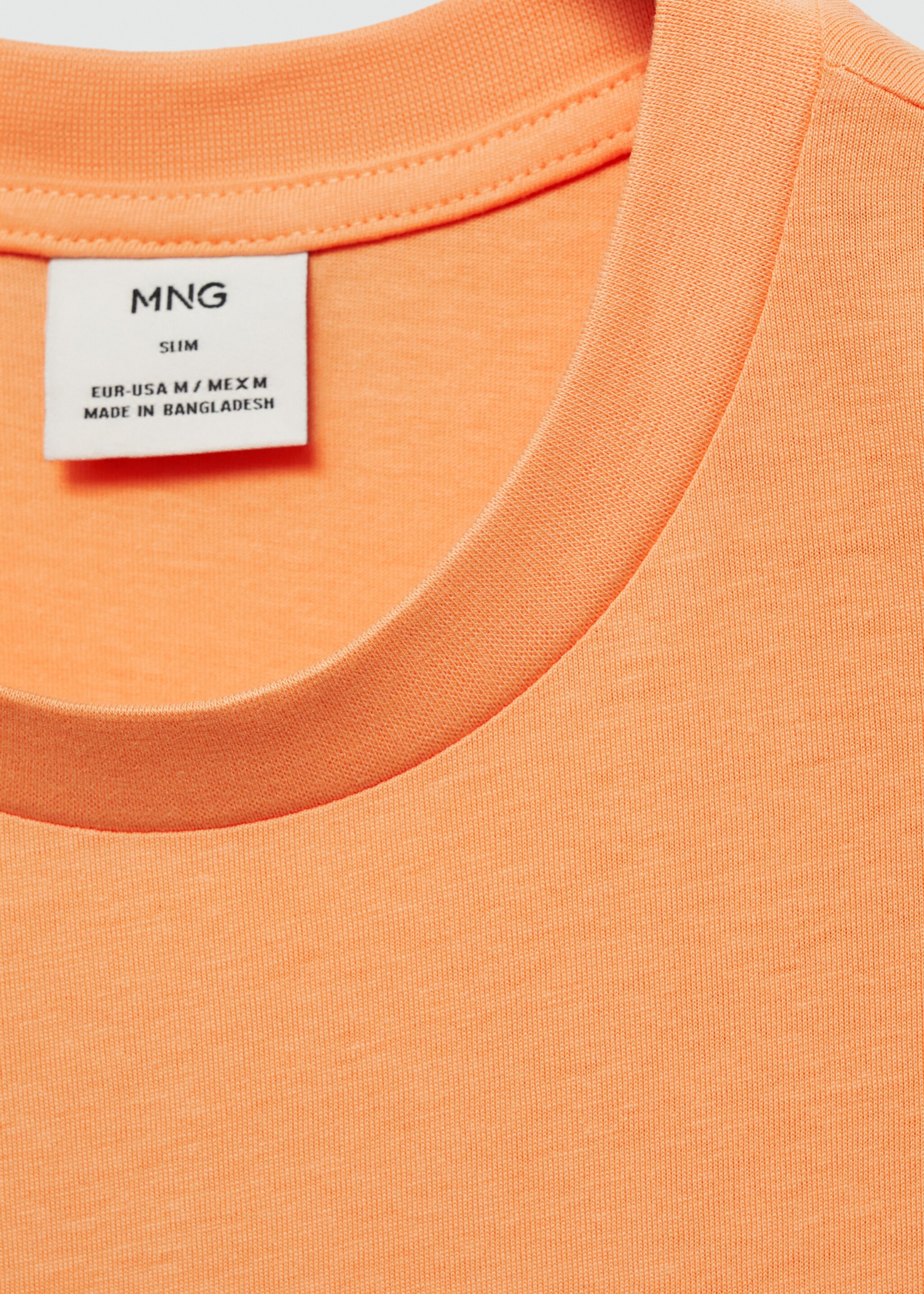 Slim Fit-Baumwoll-T-Shirt - Detail des Artikels 0