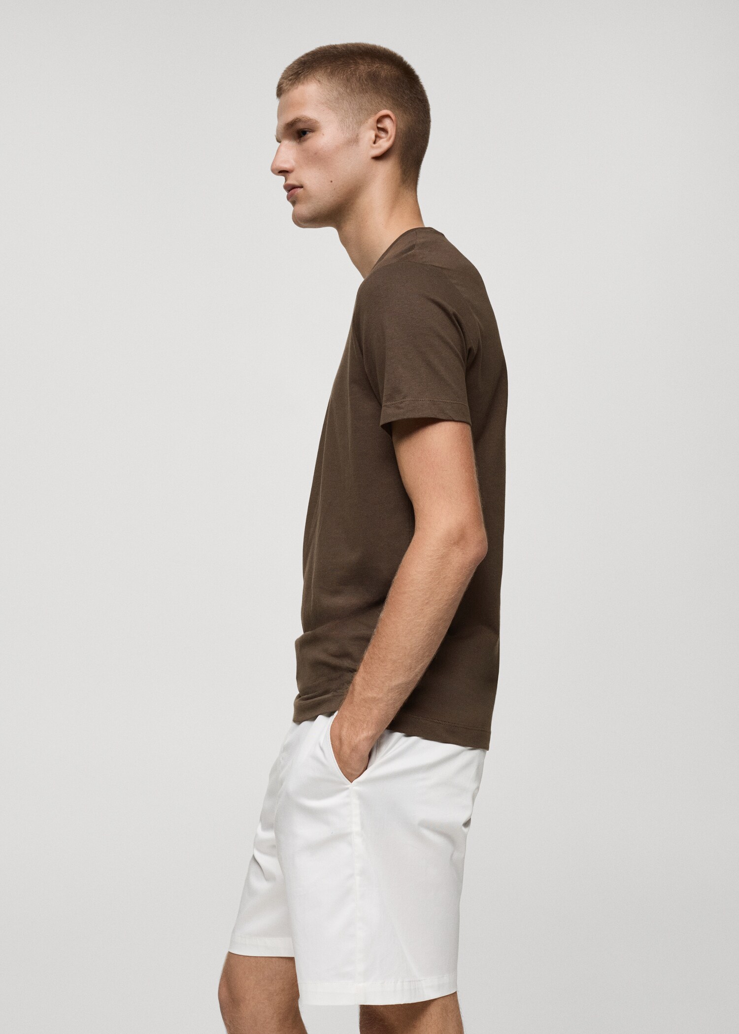 Μπλούζα βαμβάκι slim fit - Λεπτομέρεια του προϊόντος 2