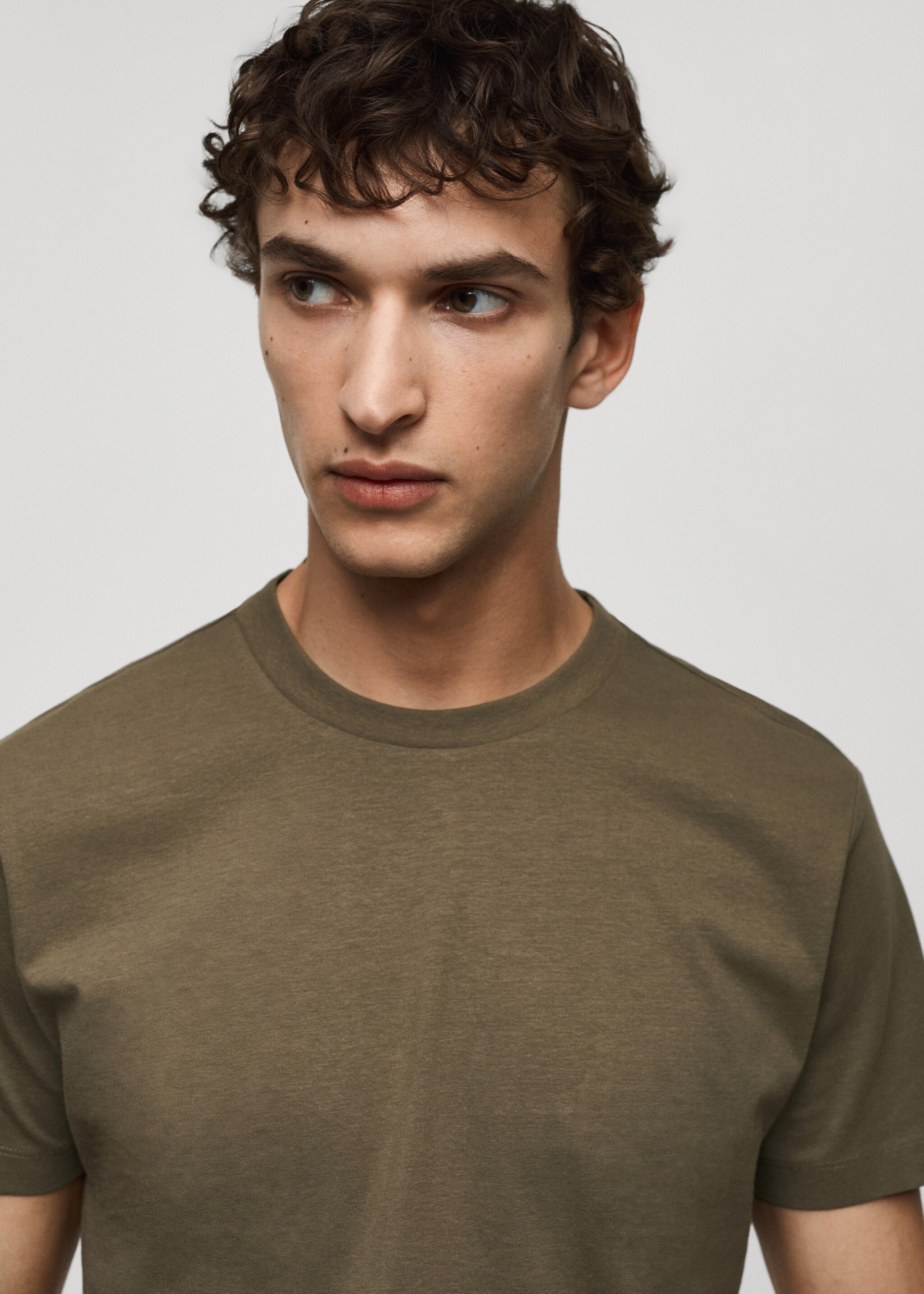 Μπλούζα βαμβάκι slim fit - Λεπτομέρεια του προϊόντος 1