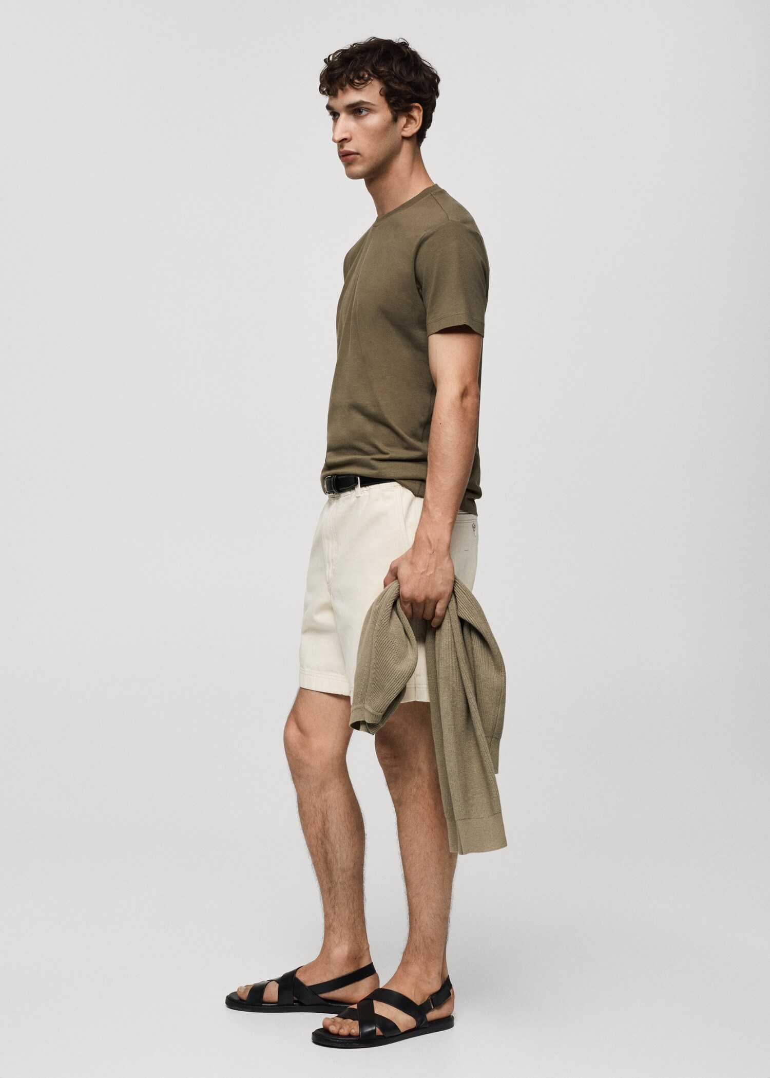 Μπλούζα βαμβάκι slim fit - Λεπτομέρεια του προϊόντος 2