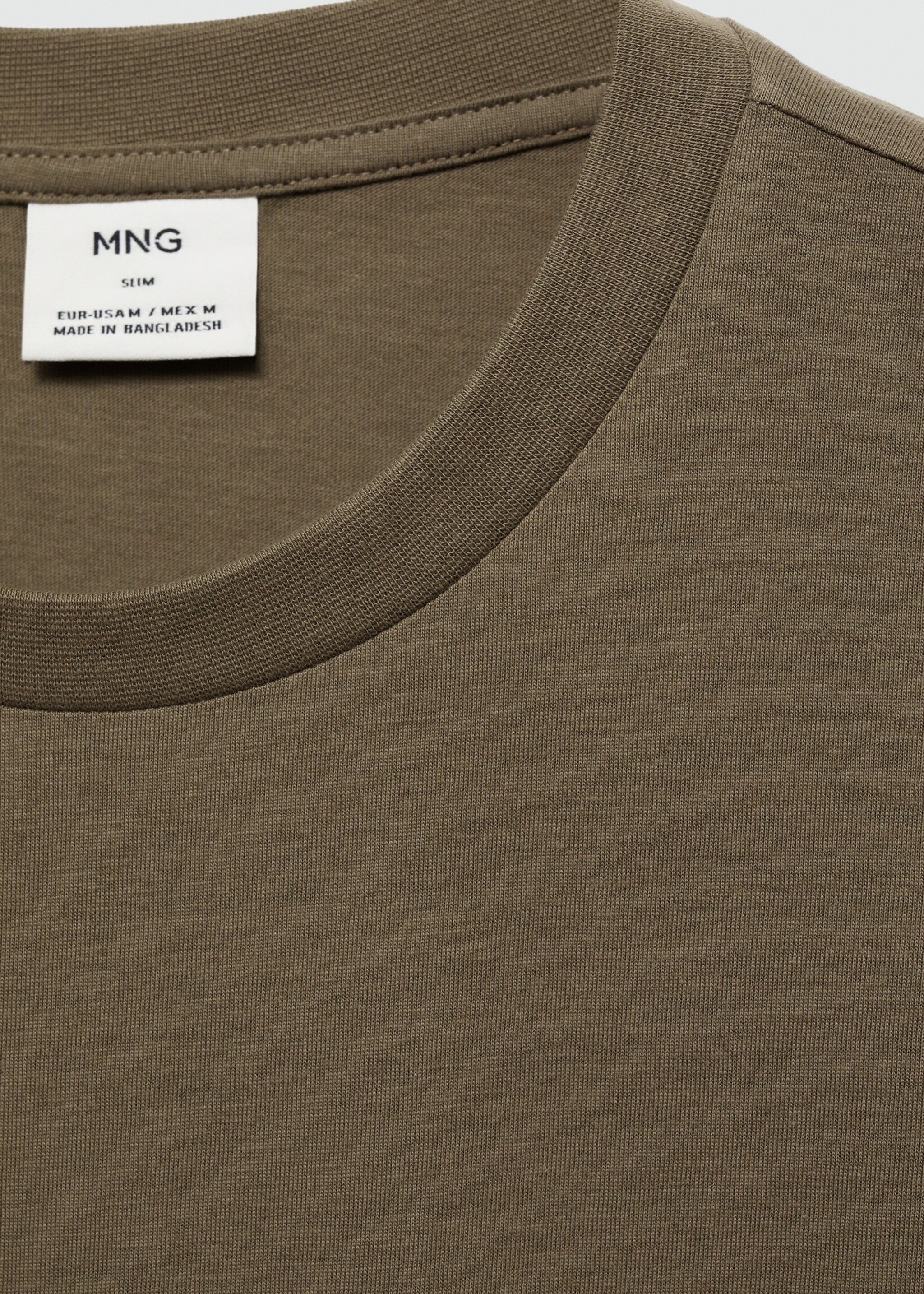 Μπλούζα βαμβάκι slim fit - Λεπτομέρεια του προϊόντος 8