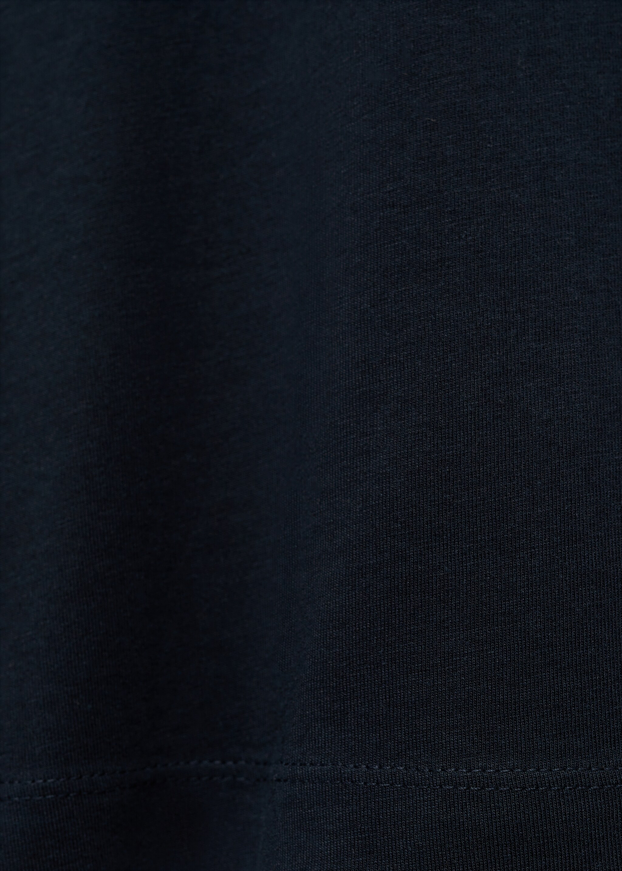 Camiseta algodón slim fit - Detalle del artículo 0, Azul marino oscuro. Ref: 77070606-00.