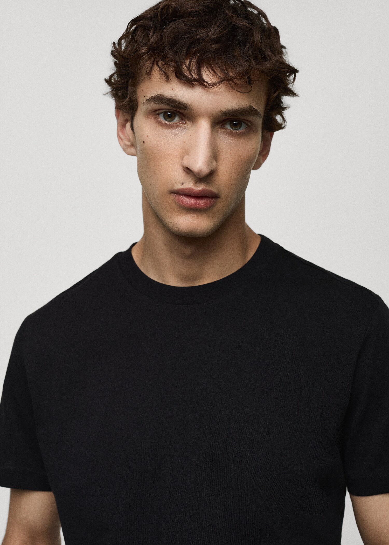 Μπλούζα βαμβάκι slim fit - Λεπτομέρεια του προϊόντος 1