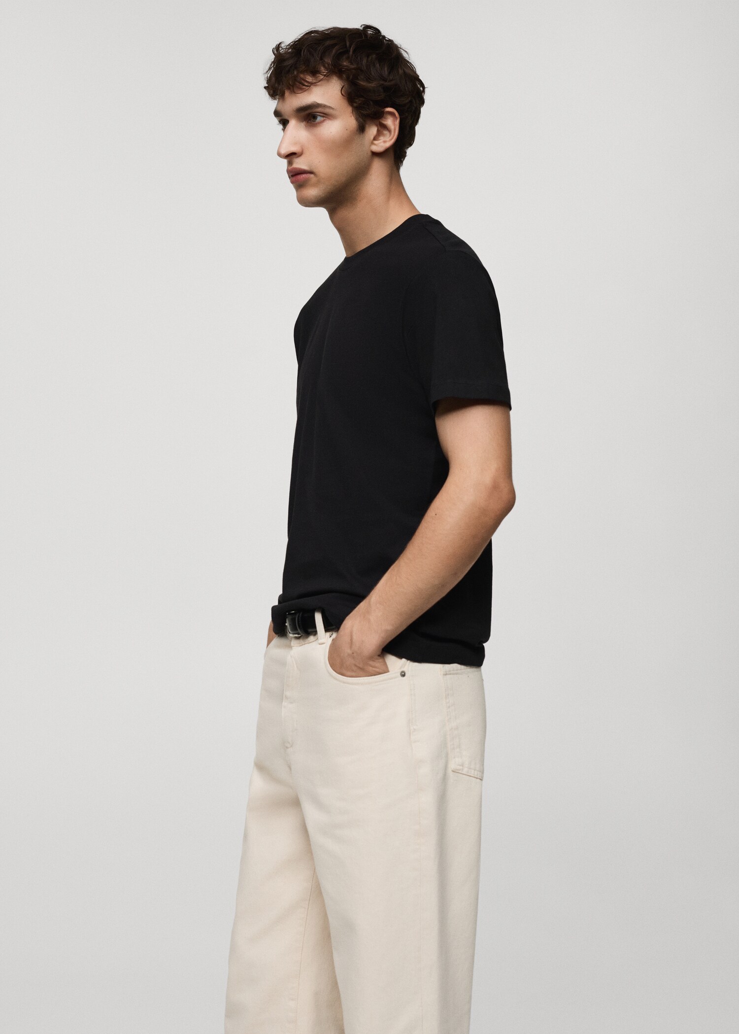 Μπλούζα βαμβάκι slim fit - Λεπτομέρεια του προϊόντος 2