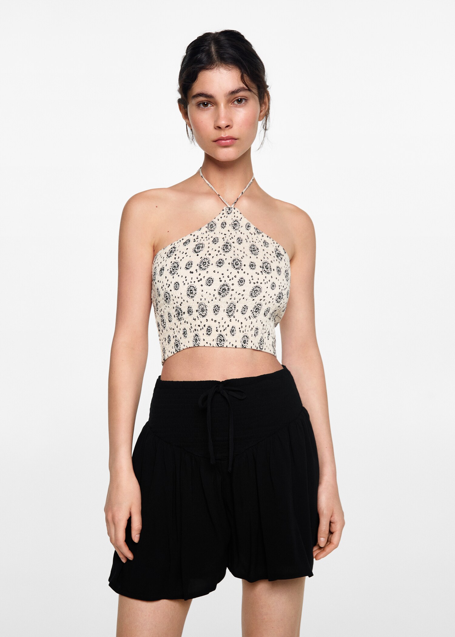Gathered skort - Medium plane