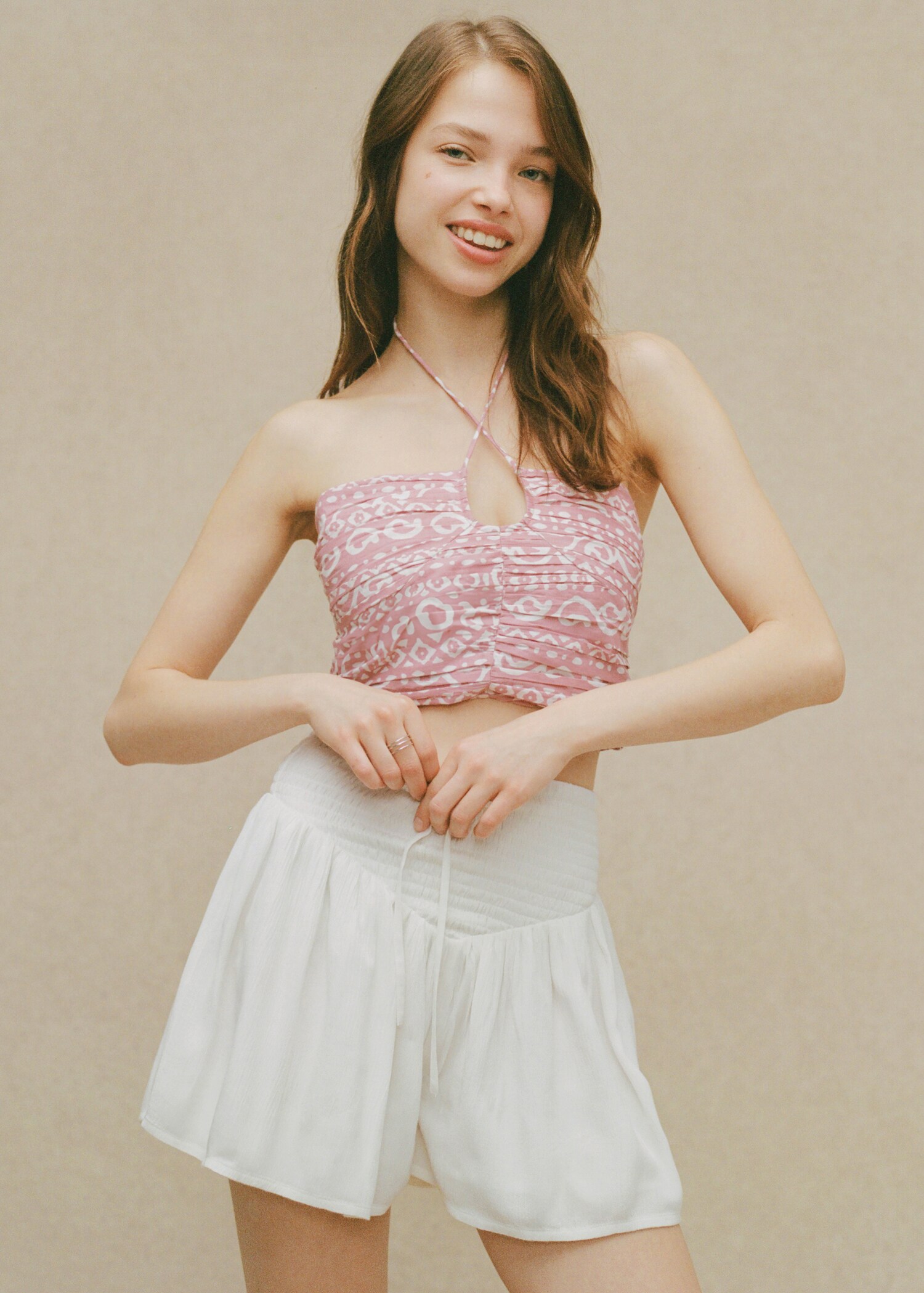 Gathered skort - Details of the article 5