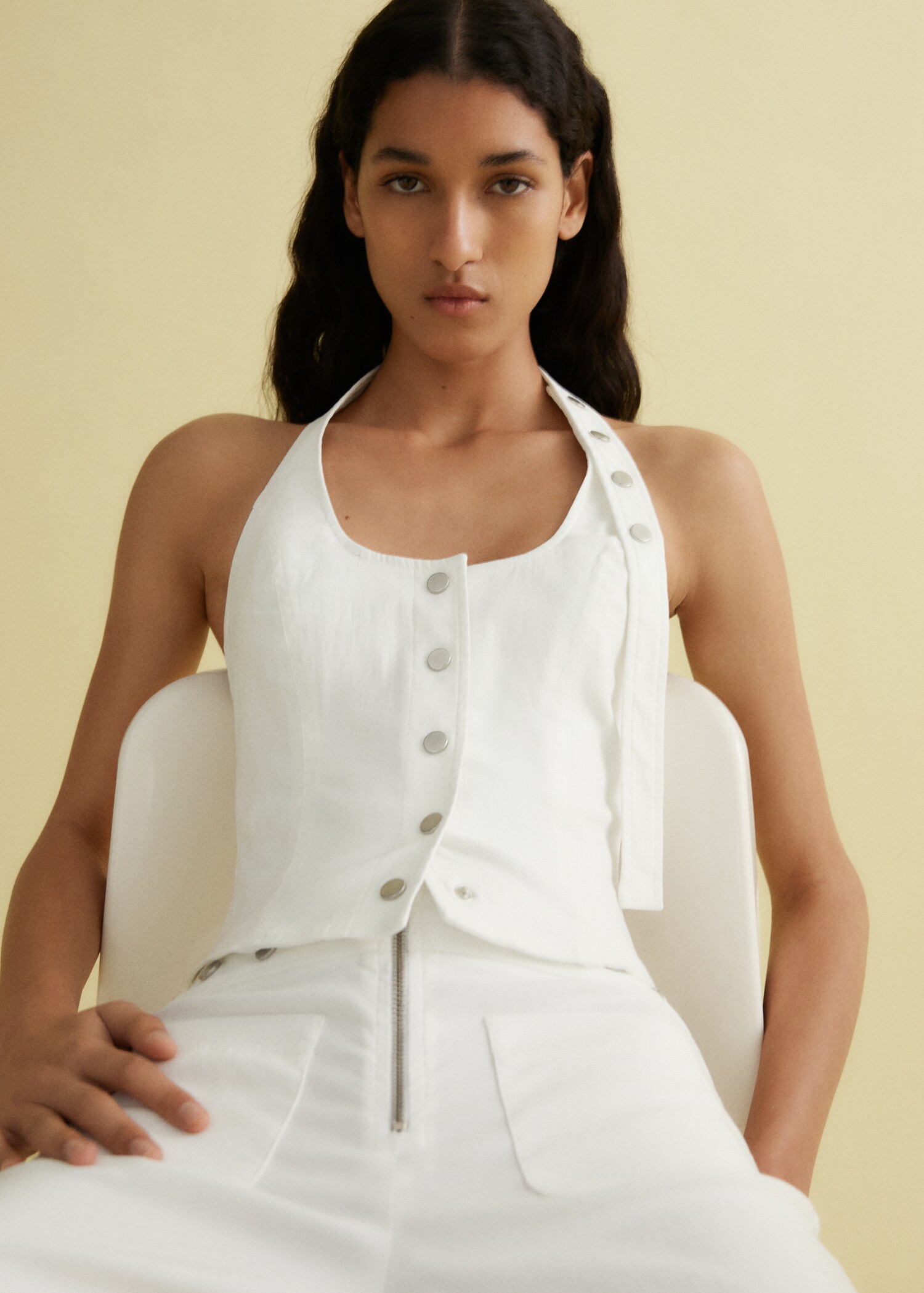 Top halter botones - Detalle del artículo 1