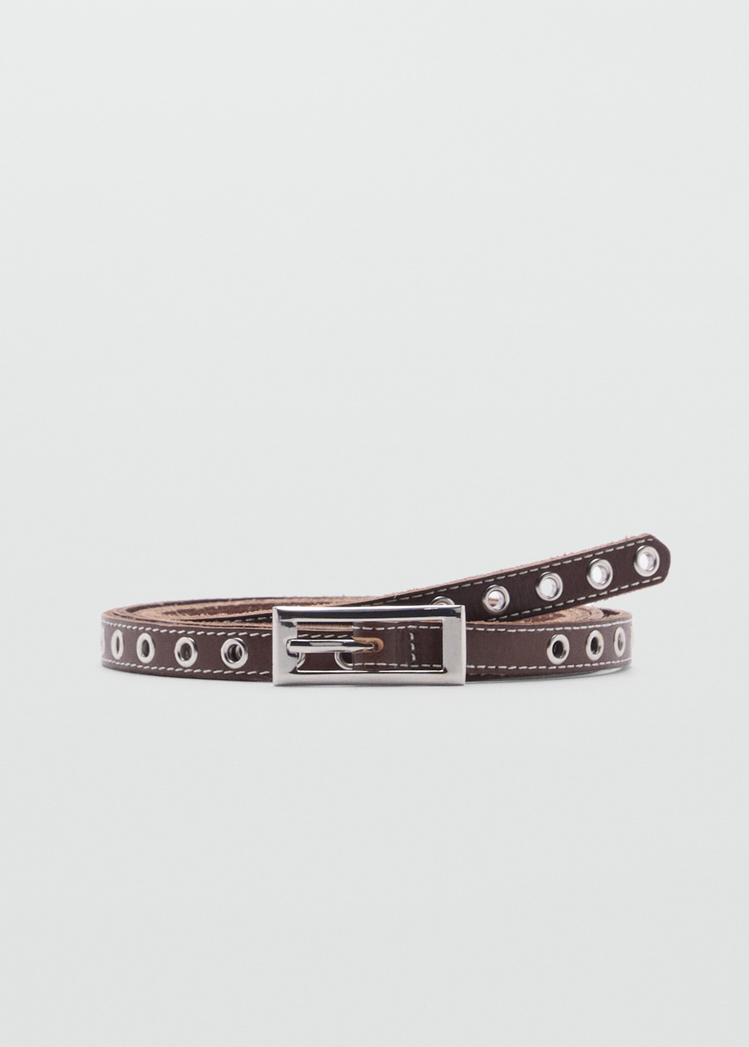Ceinture cuir perforée - Article sans modèle