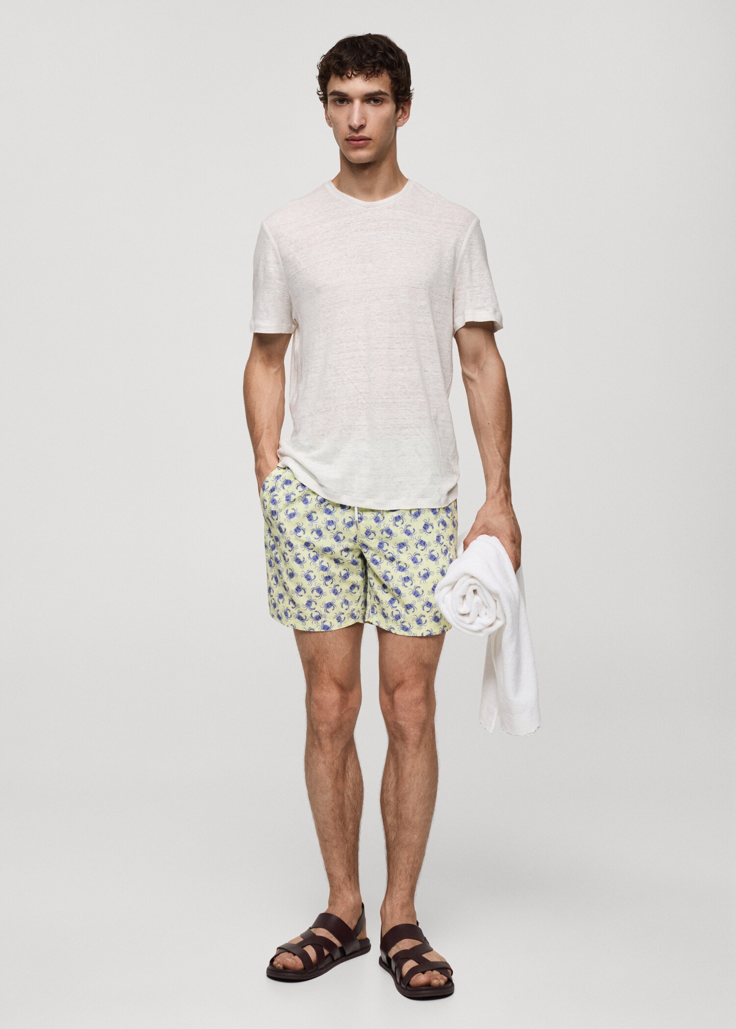 Crab-print swimsuit - Details of the article 4