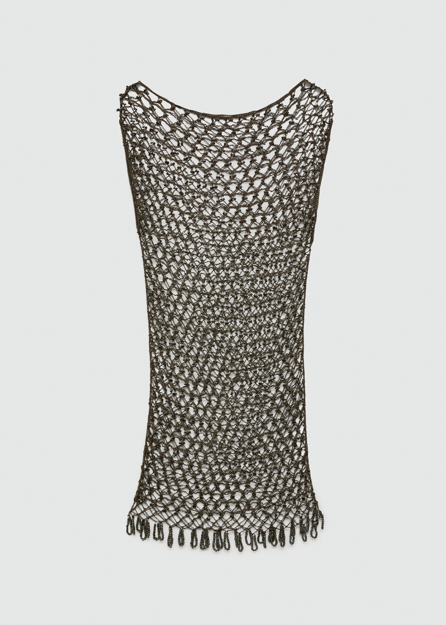 Kristallsteinverziertes Strickkleid - Artikel ohne Model