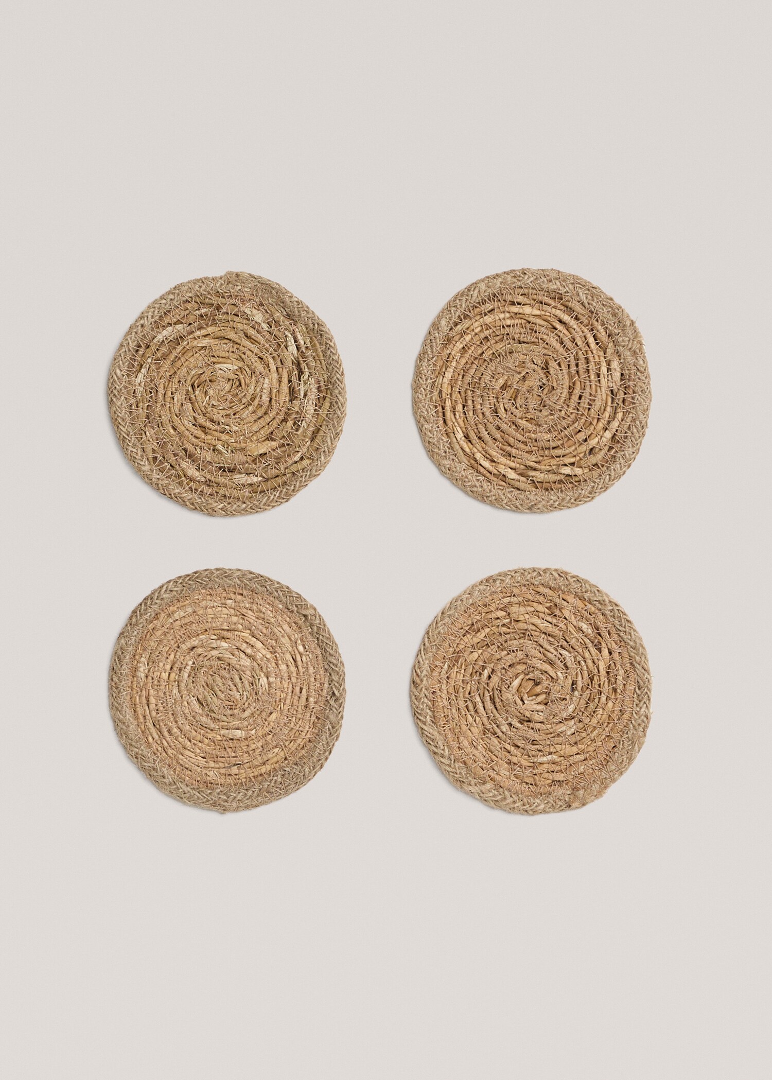 Natural fiber coasters - Article without model