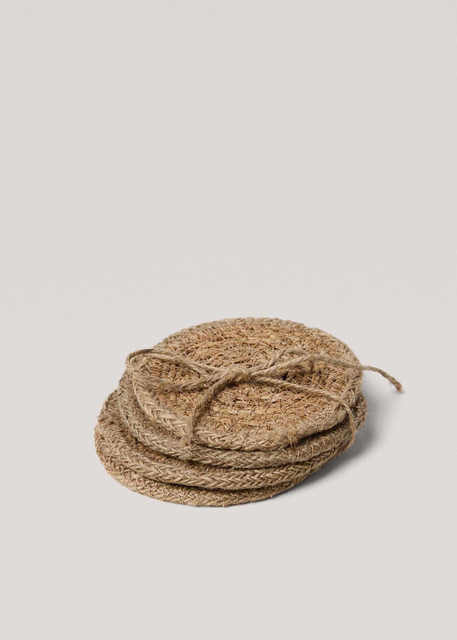 Natural fiber coasters - Details of the article 2