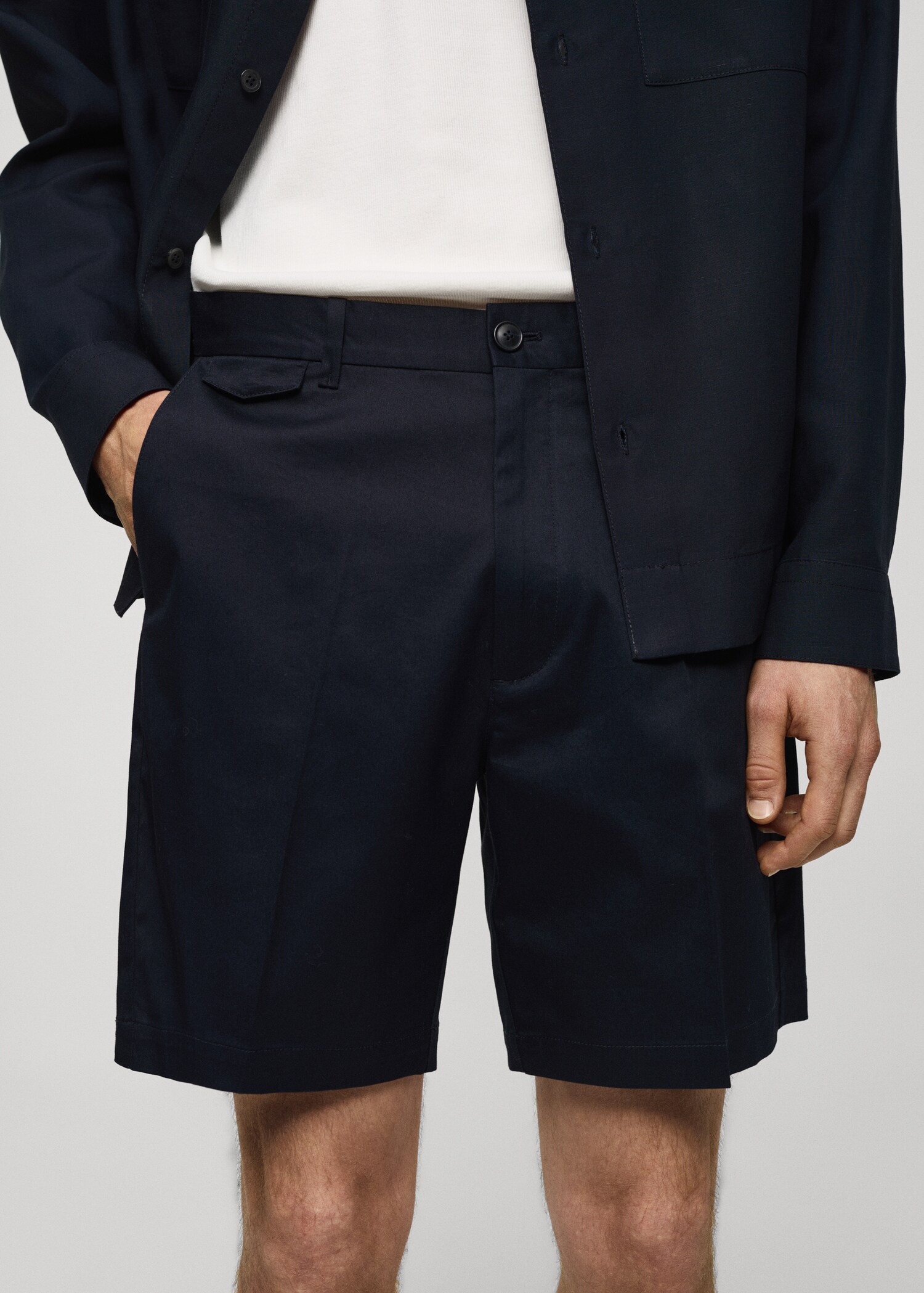 Bermuda slim-fit coton - Détail de l'article 1