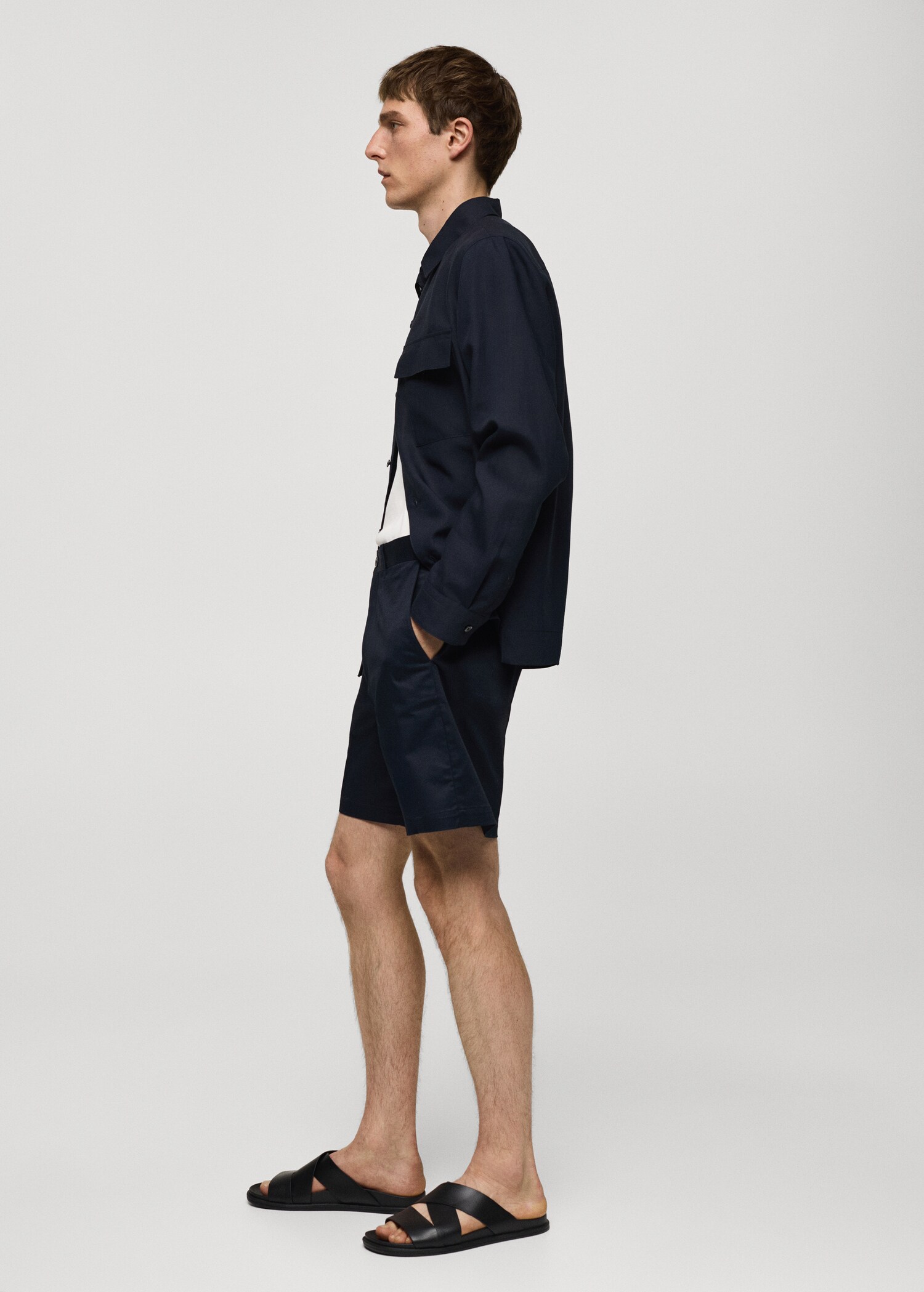 Bermuda slim-fit coton - Détail de l'article 2