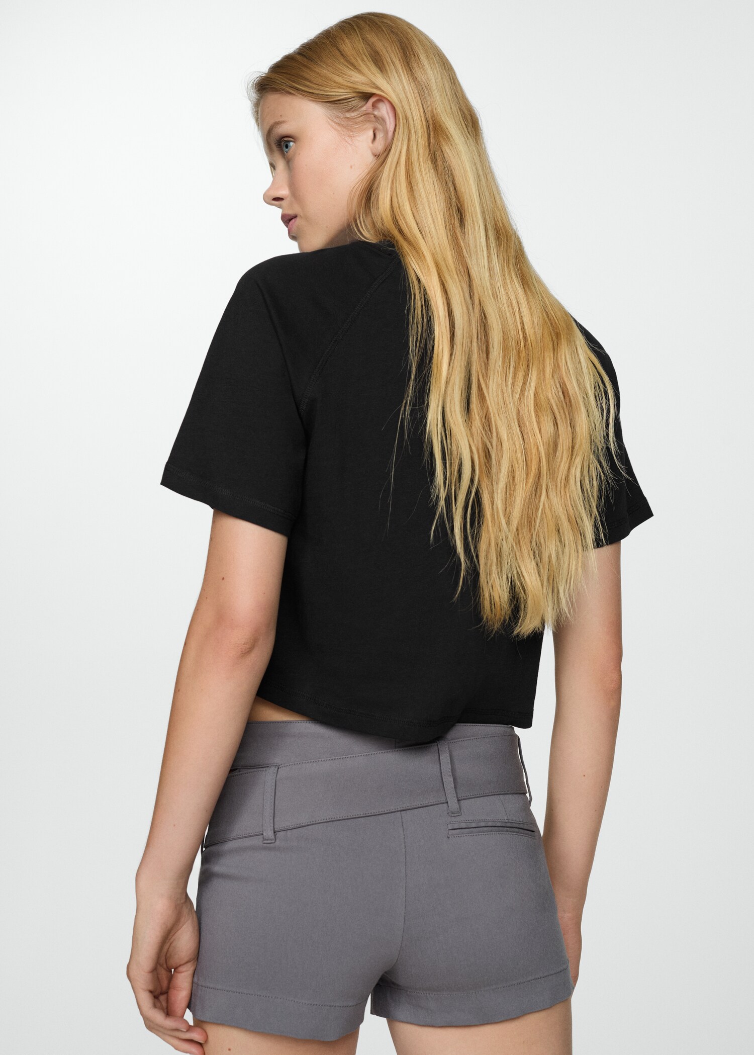 Camiseta algodón costuras - Reverso del artículo