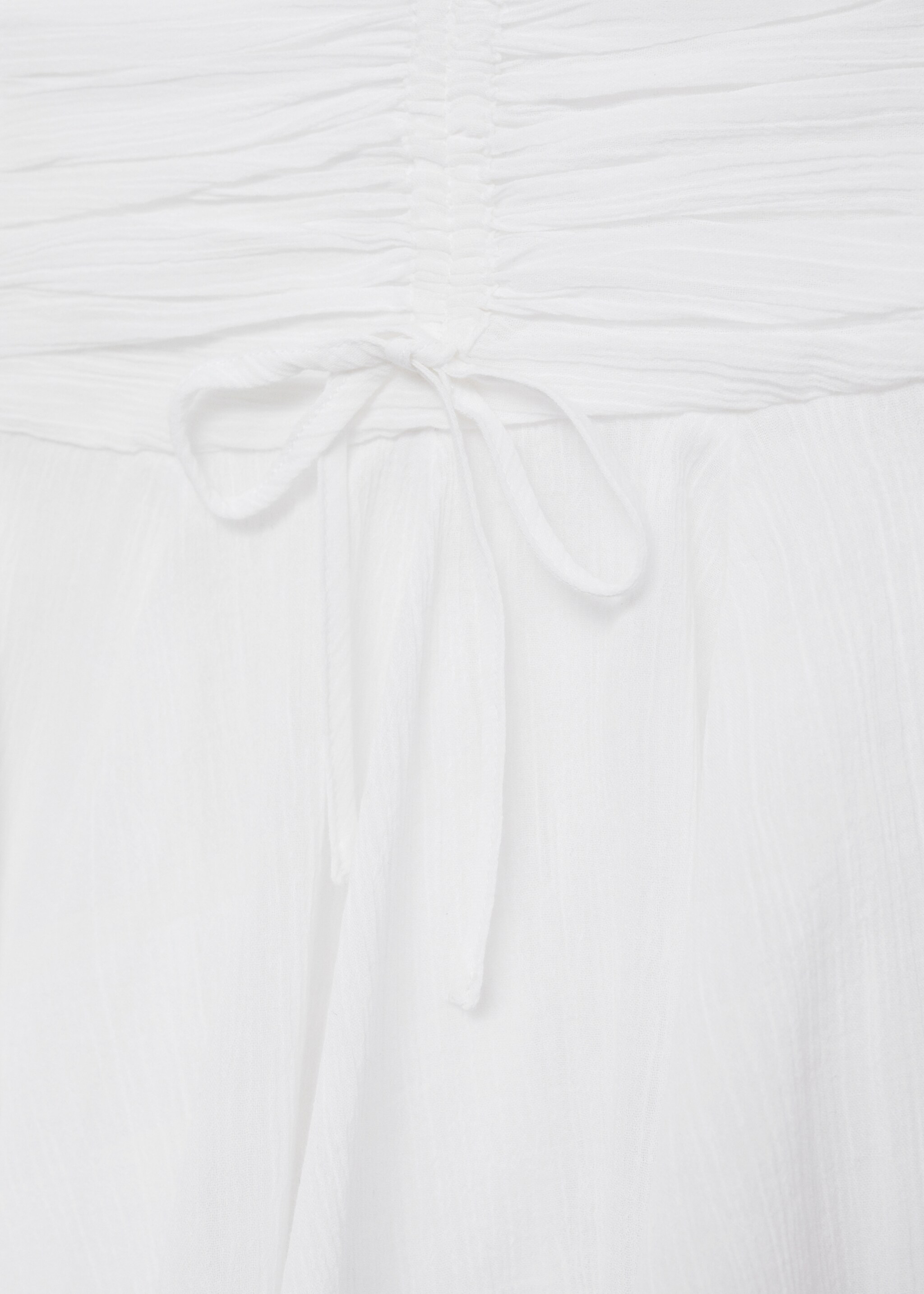 Asymmetrical mini-skirt with bows - Details of the article 8