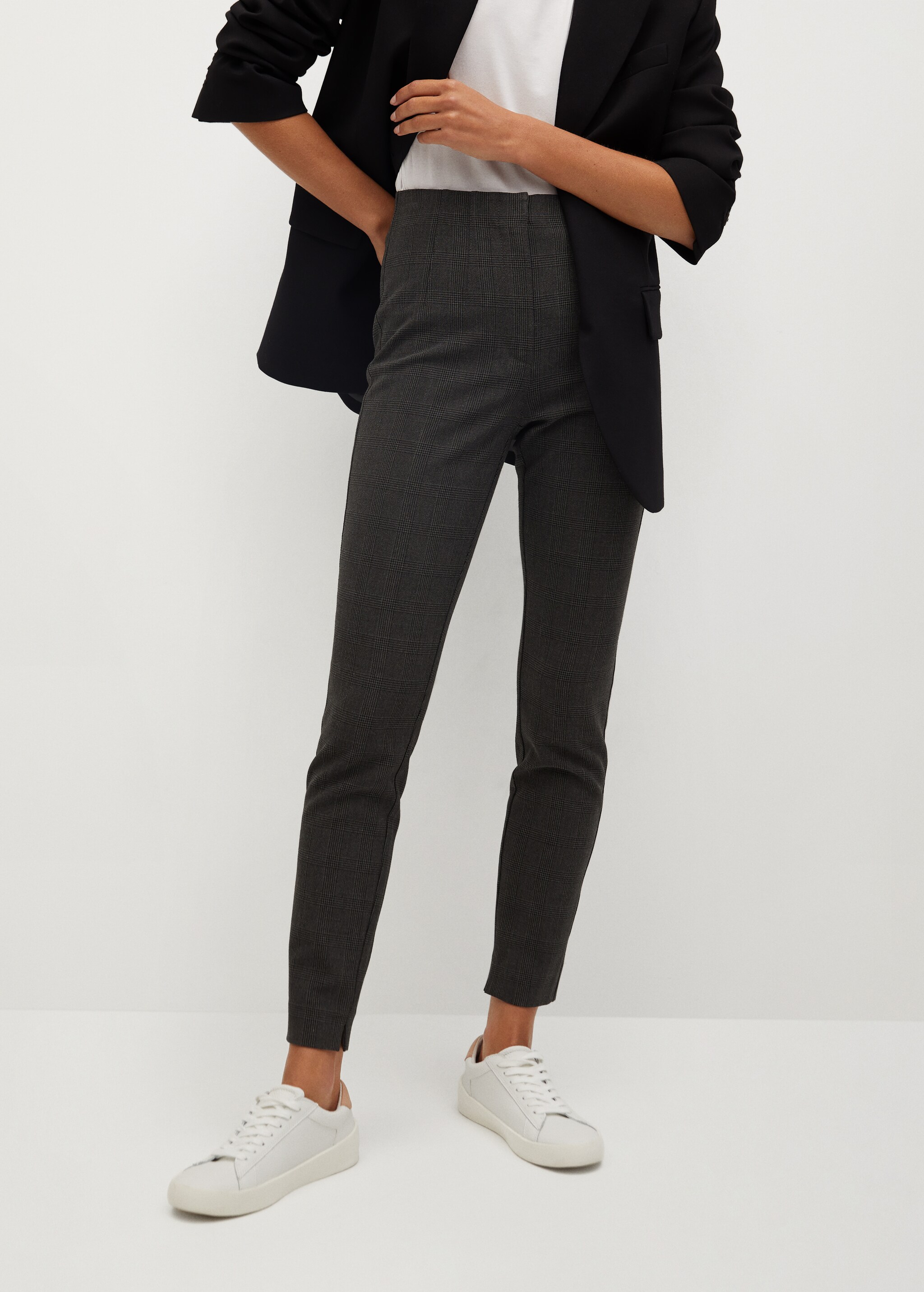 Elastic waist pants - Medium plane