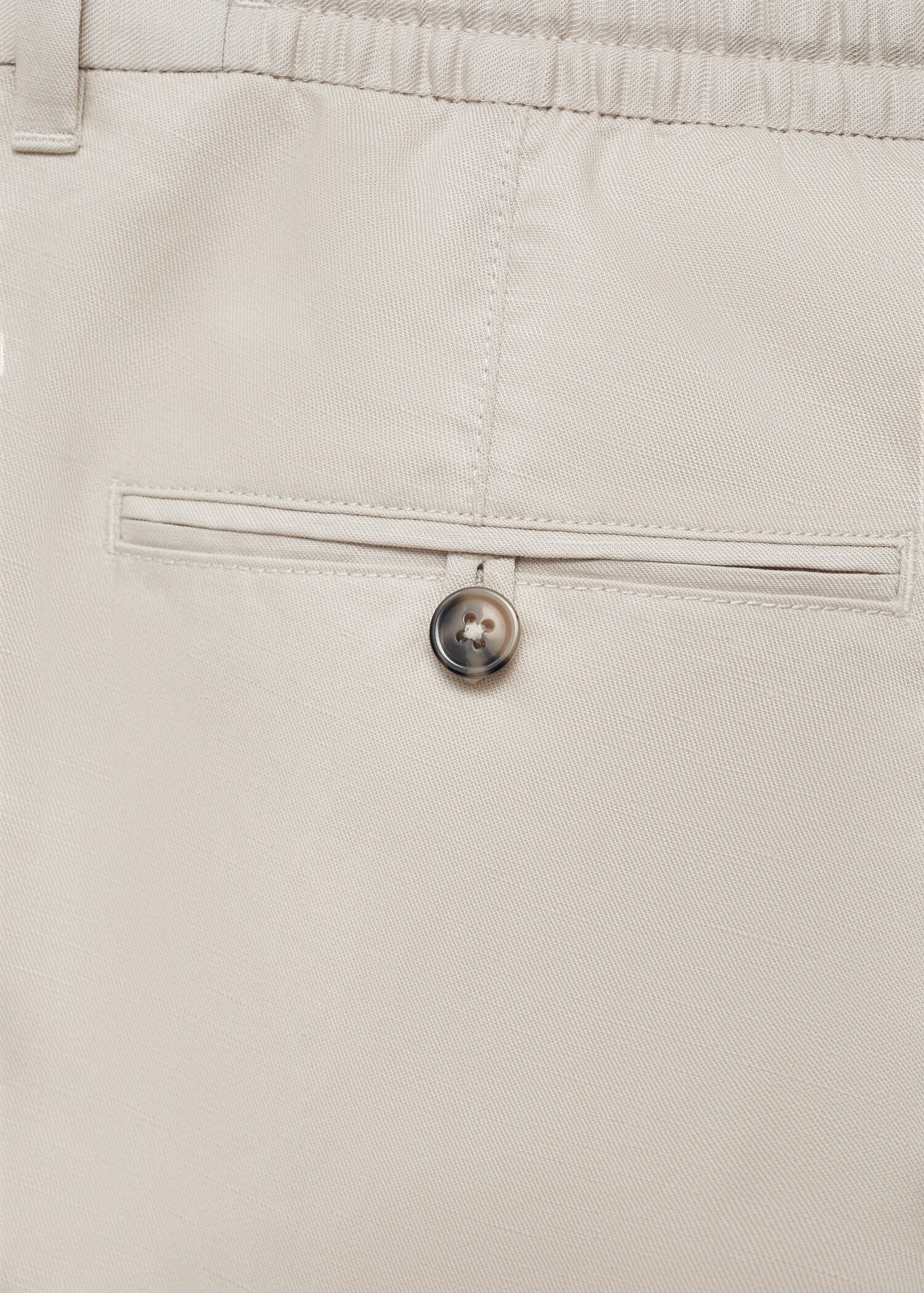 Broek van linnen en tencel met koord - Detail van het artikel 0