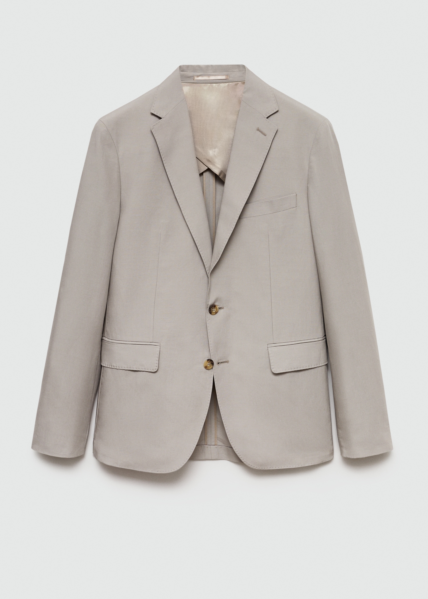 Slim Fit-Anzugblazer aus Leinengemisch - Artikel ohne Model