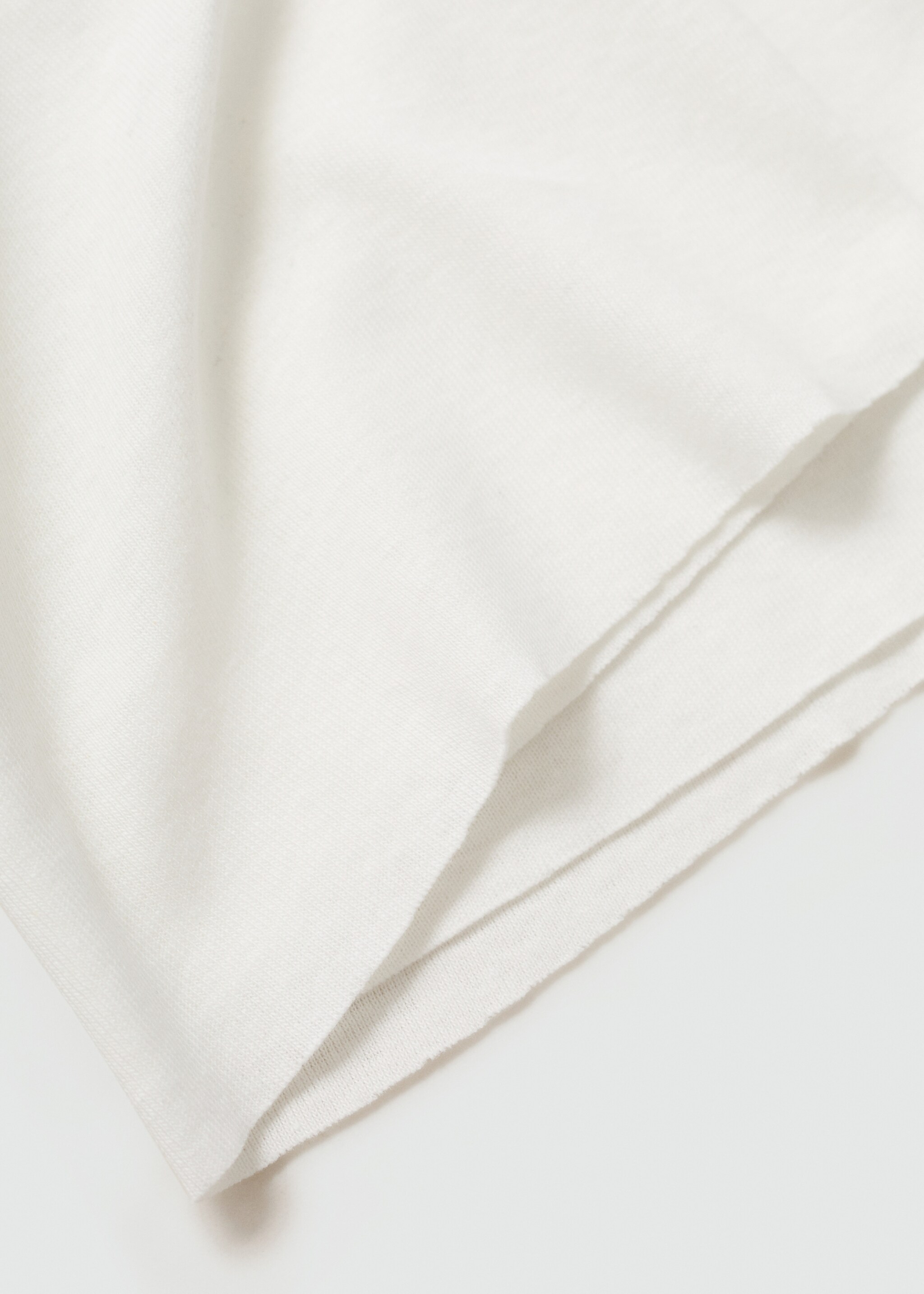 Cotton rhinestone top - Details of the article 8, White. Ref: 77072533-00.