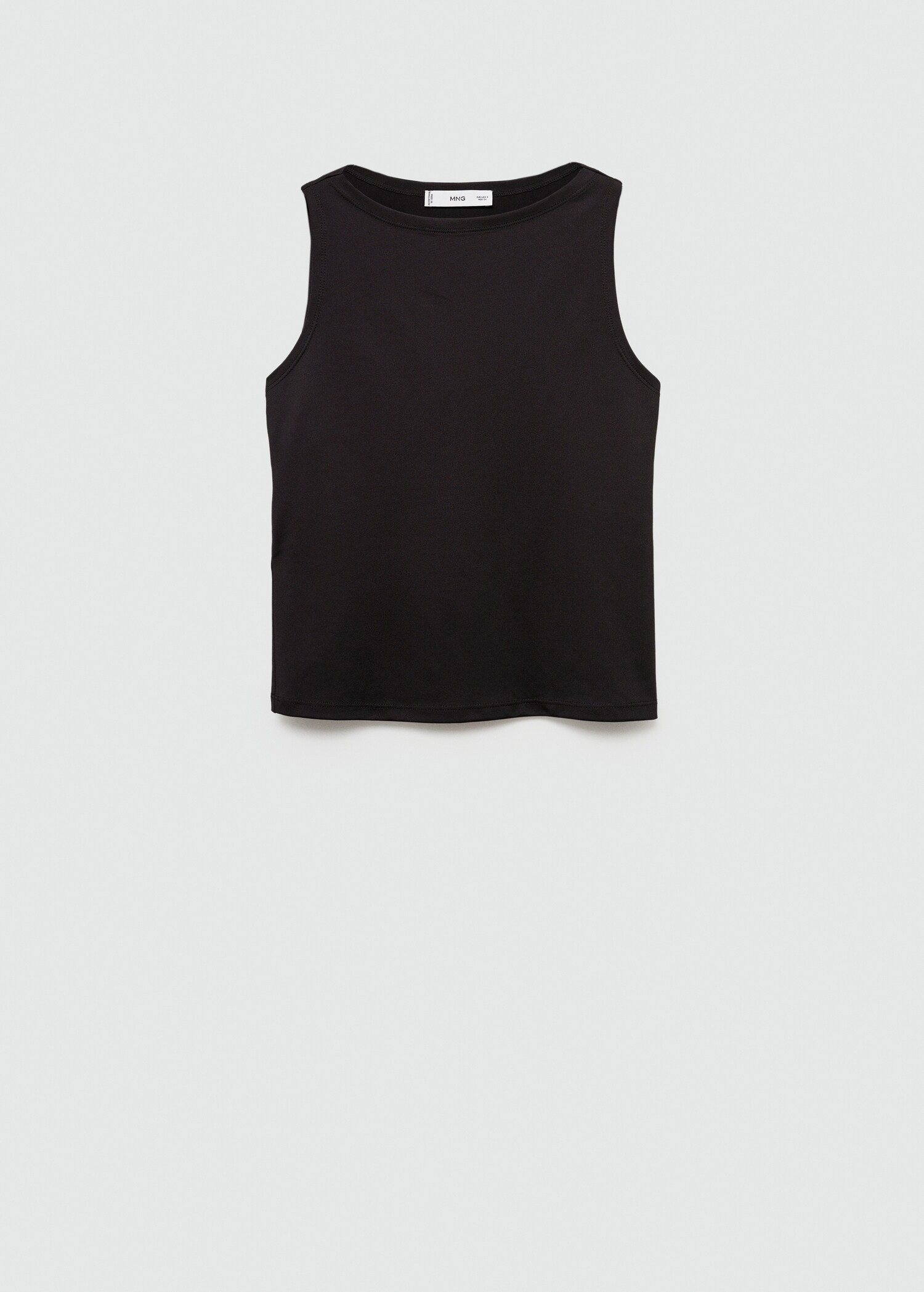 Boat neck strapless top - Article without model