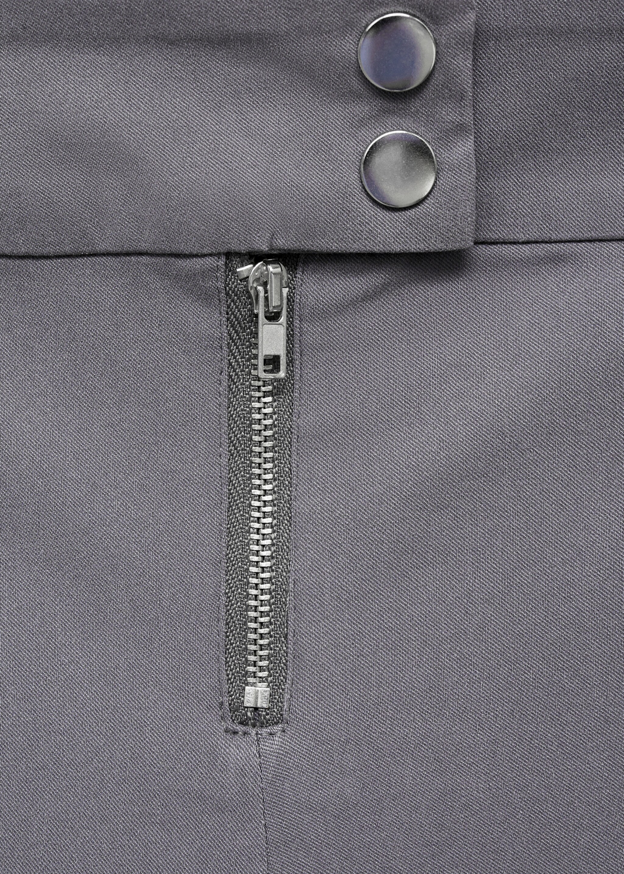 Cycling leggings with zip - Details of the article 8, Grey. Ref: 77072535-00.