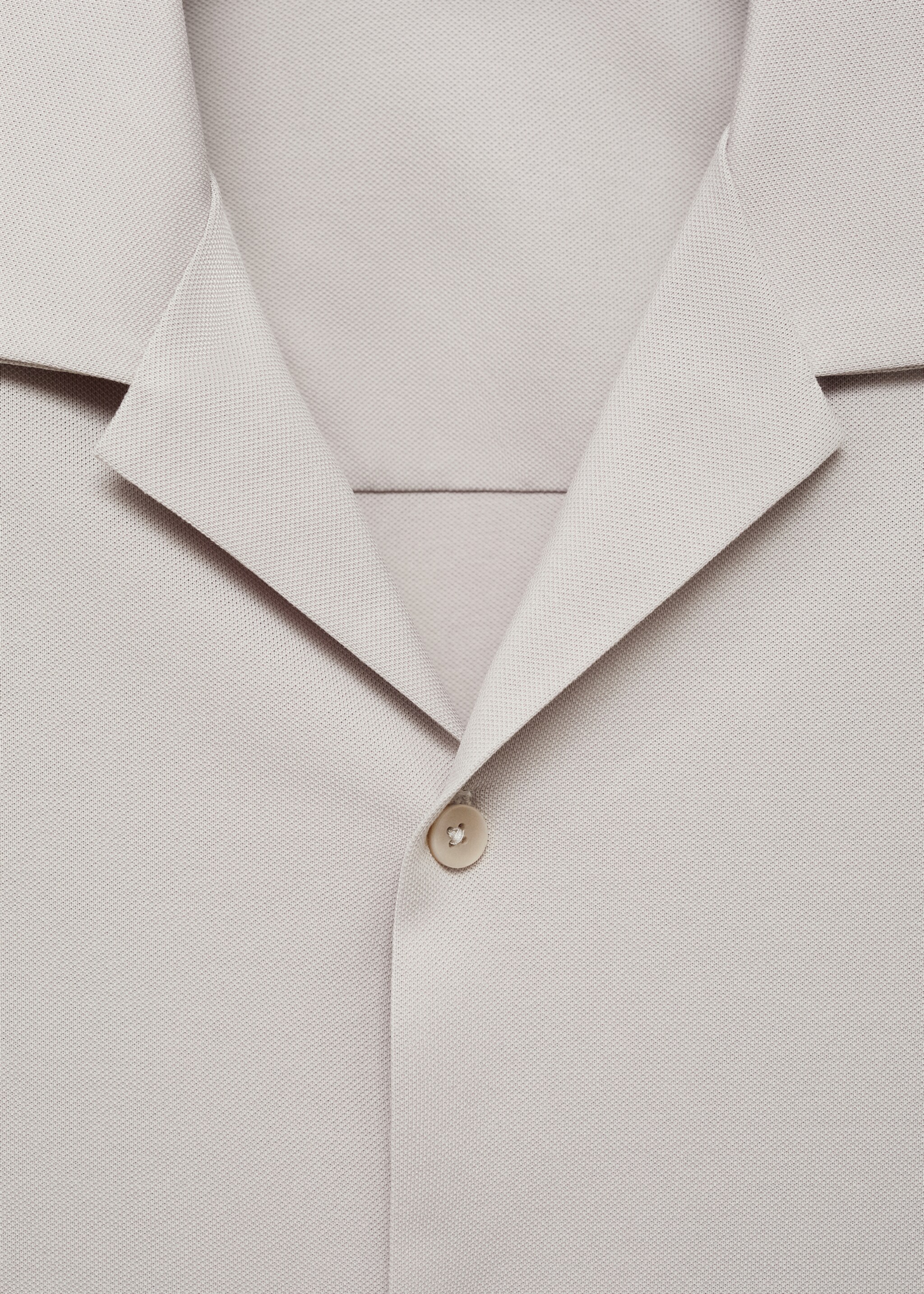 Bowling collar cotton shirt - Details of the article 8