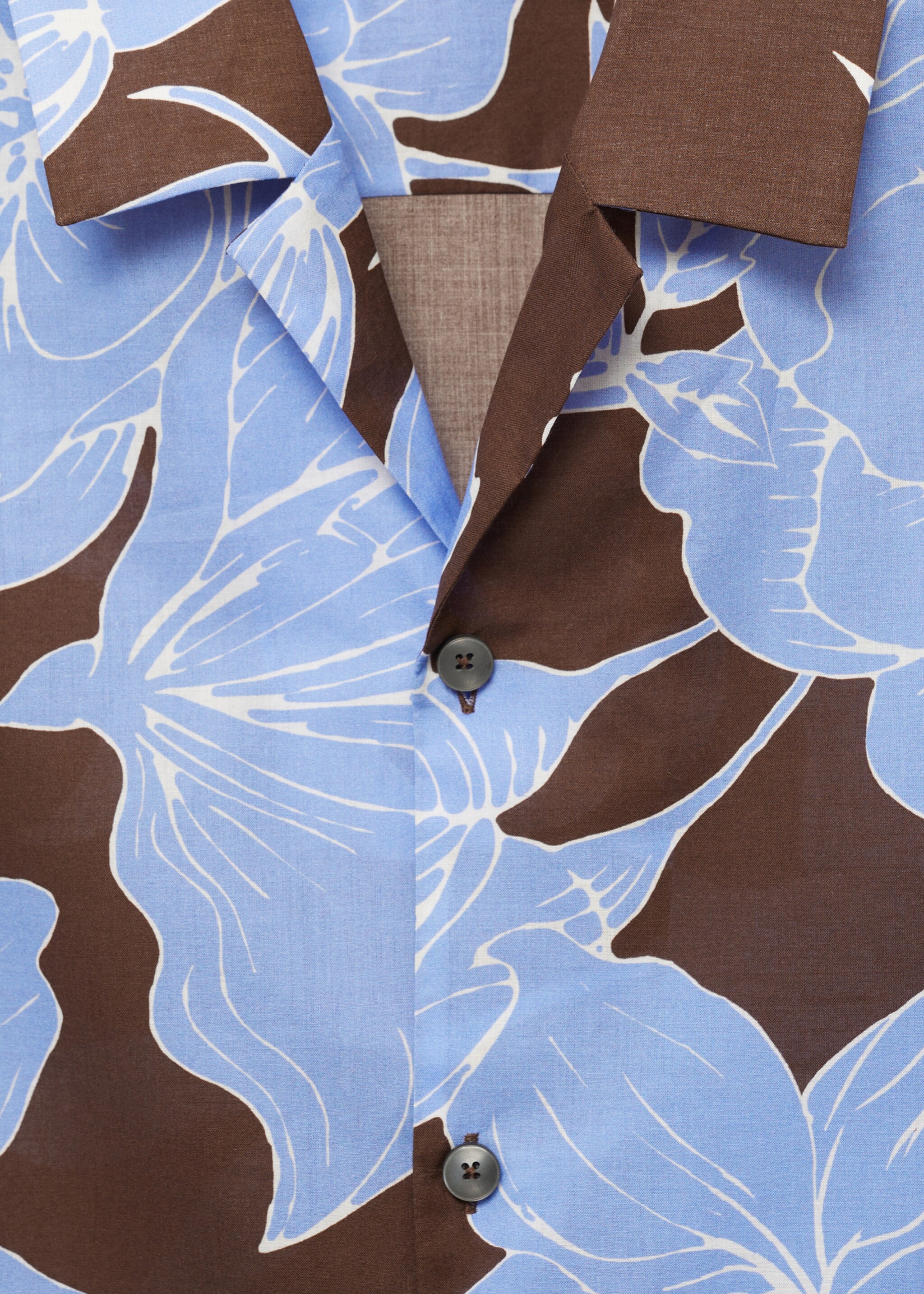 Regular-fit printed cotton shirt - Details of the article 8