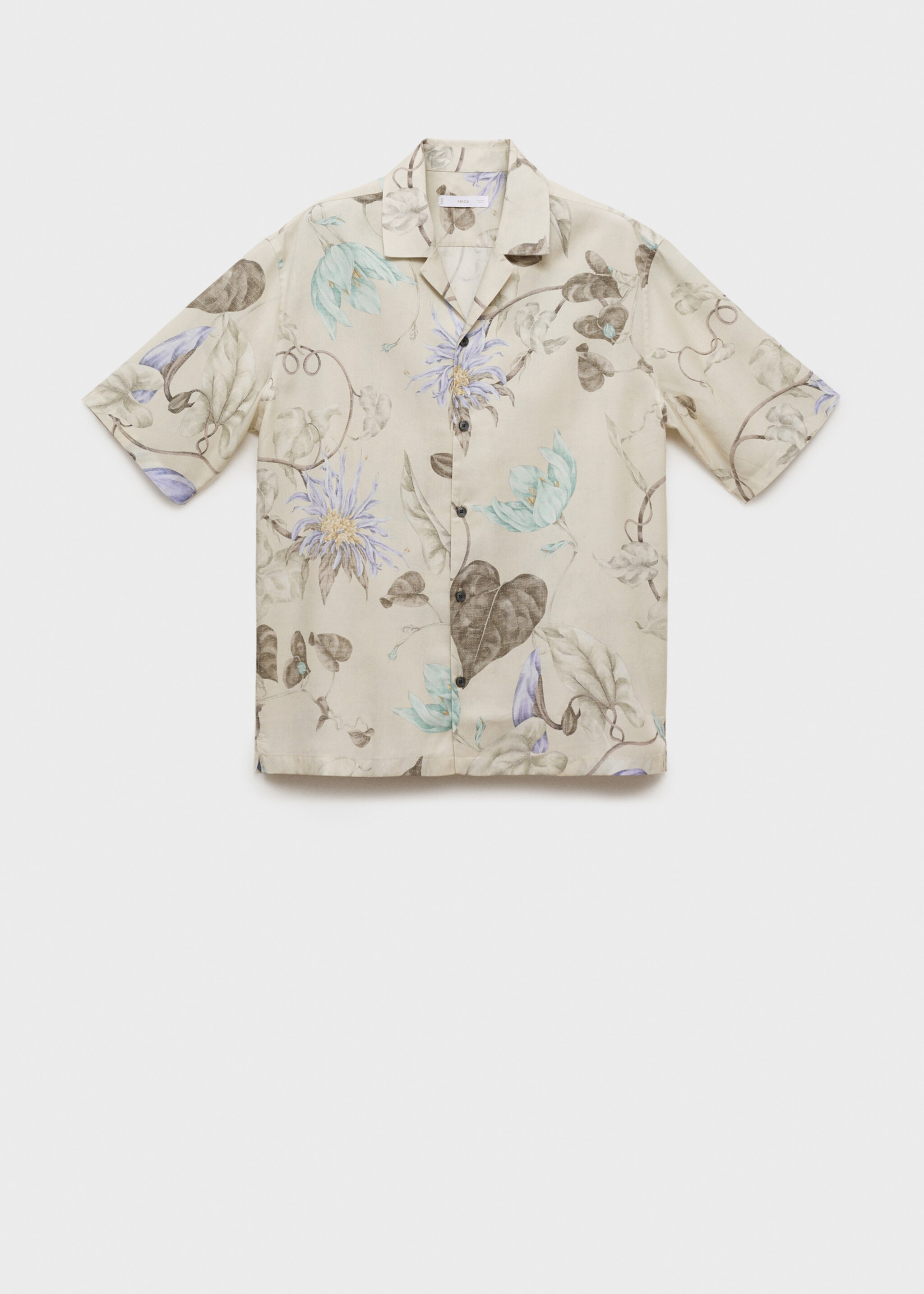 Flowy floral print shirt - Article without model