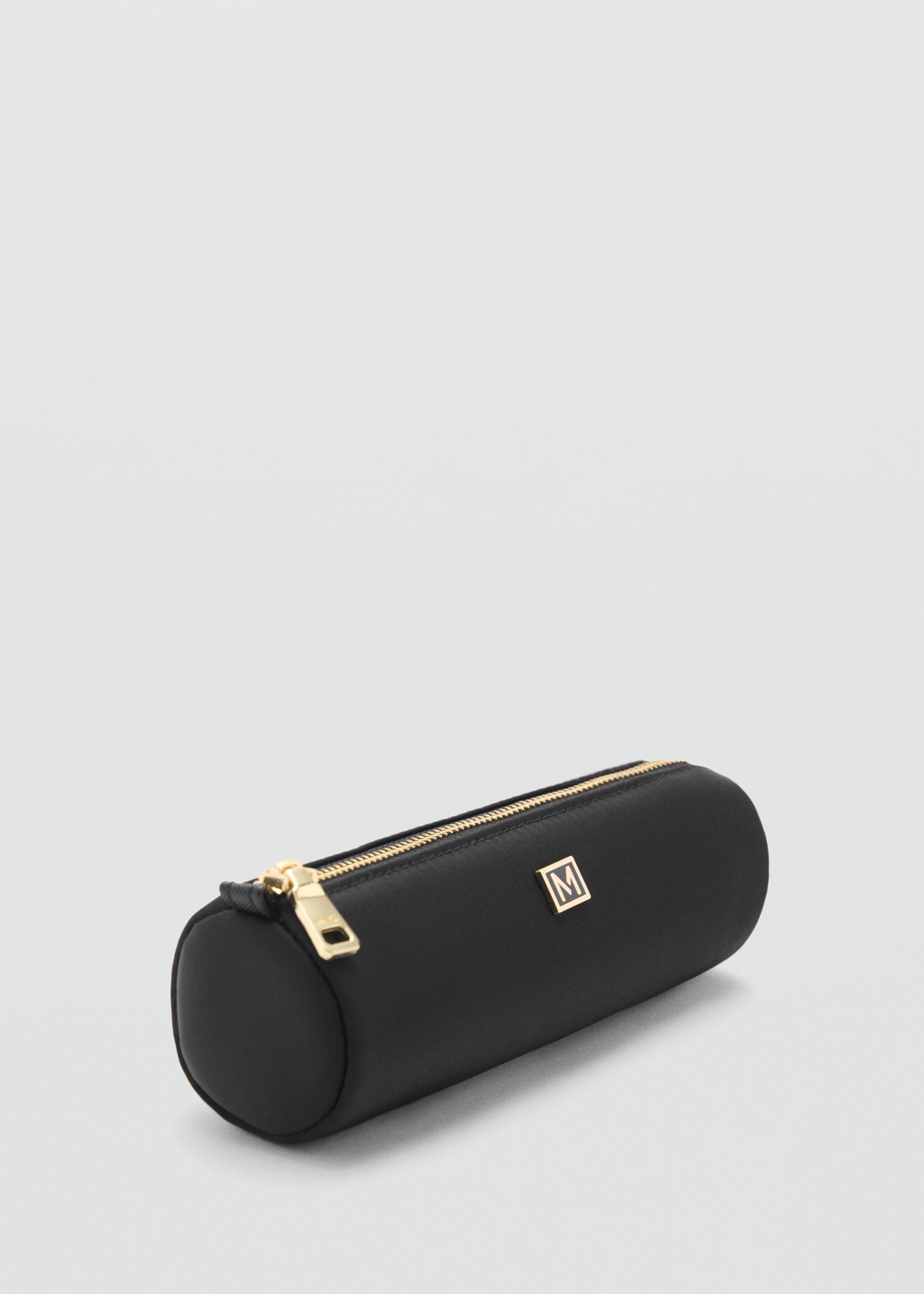 Logo zipped pencil case - Medium plane, Black. Ref: 77072548-00.