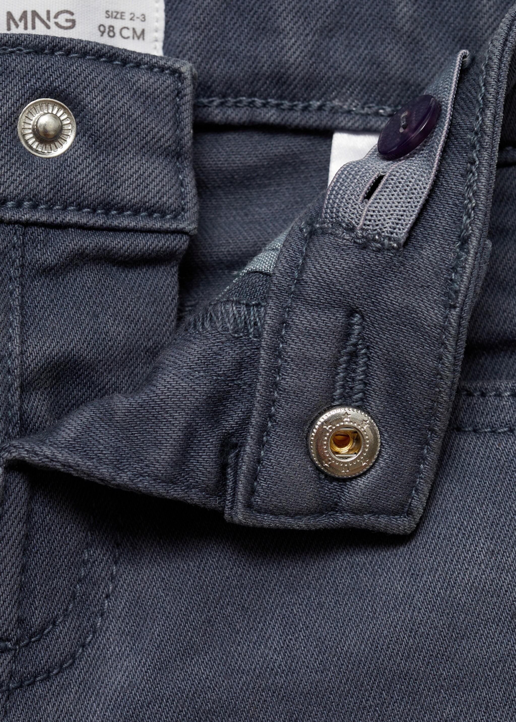 Flared jeans - Detail van het artikel 8, Blauw. Ref: 77072913-00.