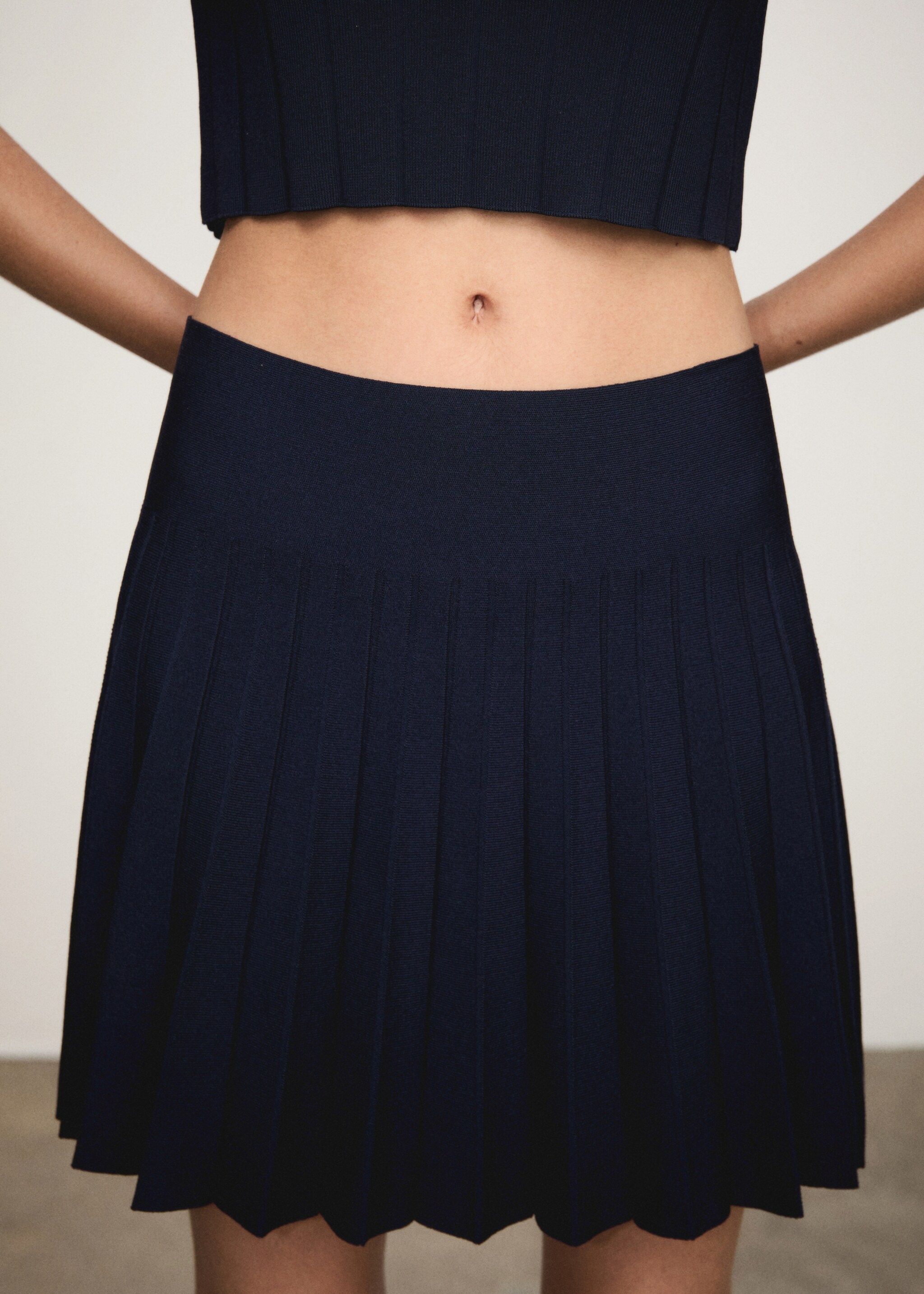 Knitted panel skirt - Details of the article 6