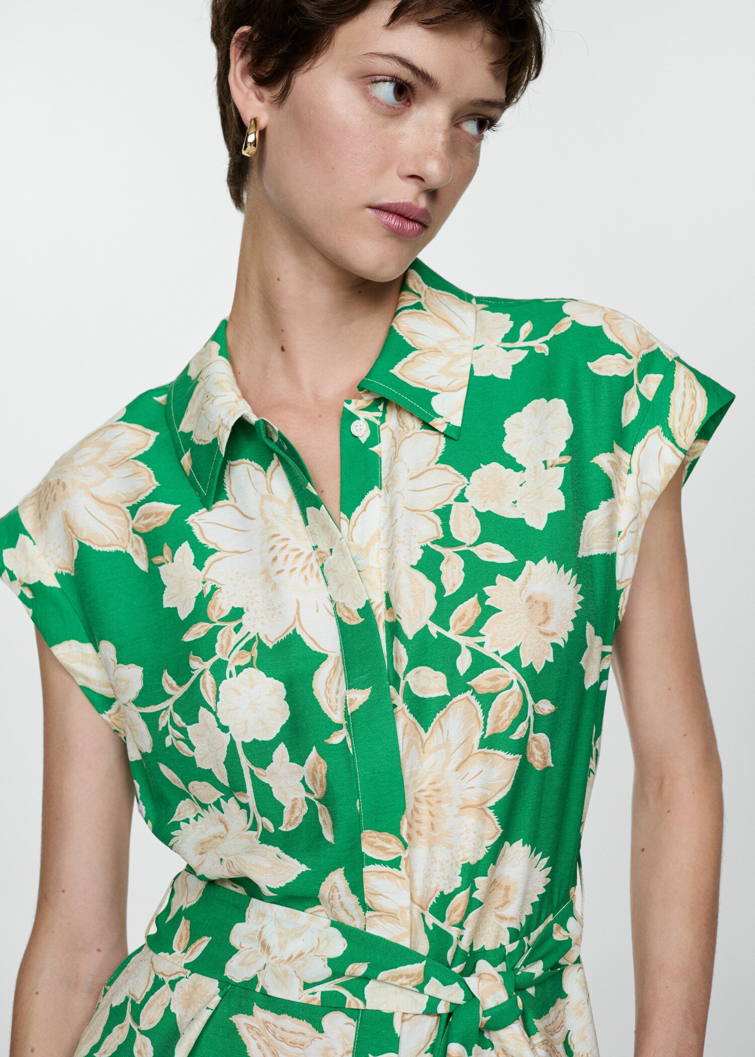 Combi-short fleurs - Détail de l'article 1