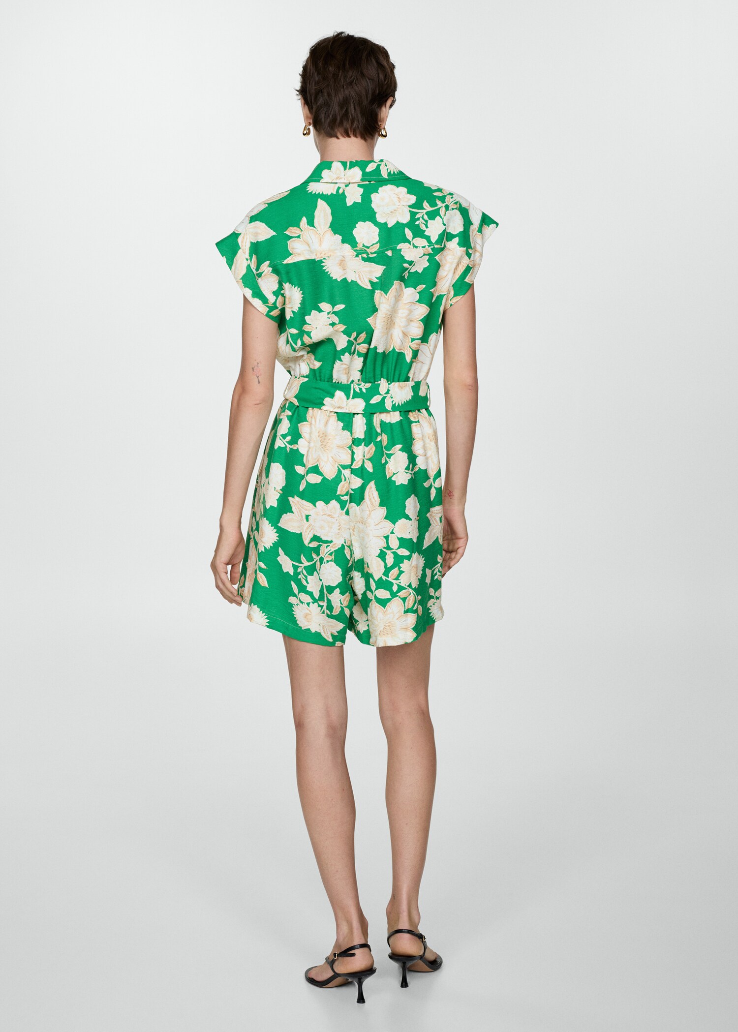 Combi-short fleurs - Verso de l’article
