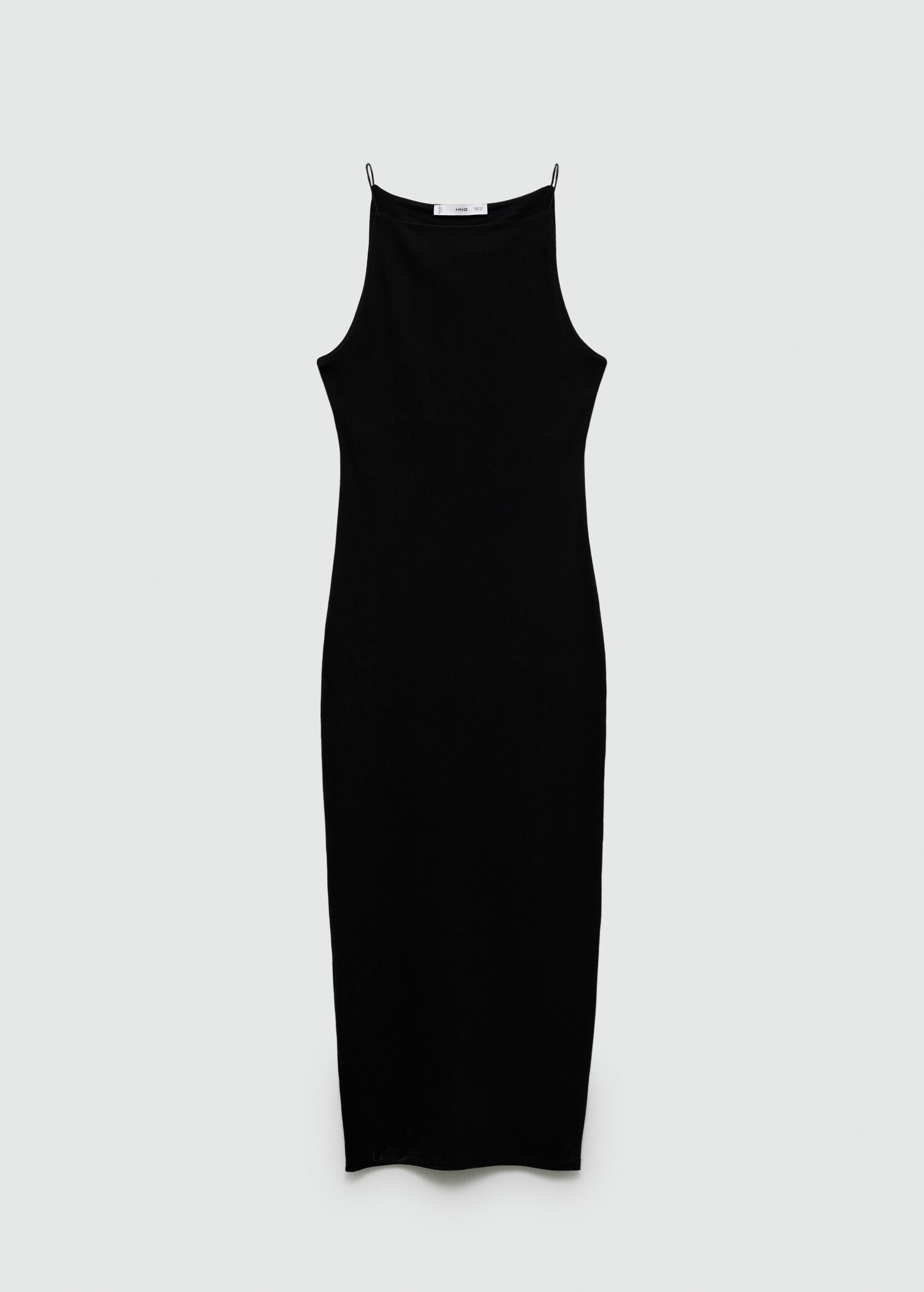 Fitted halter-neck dress - Article without model