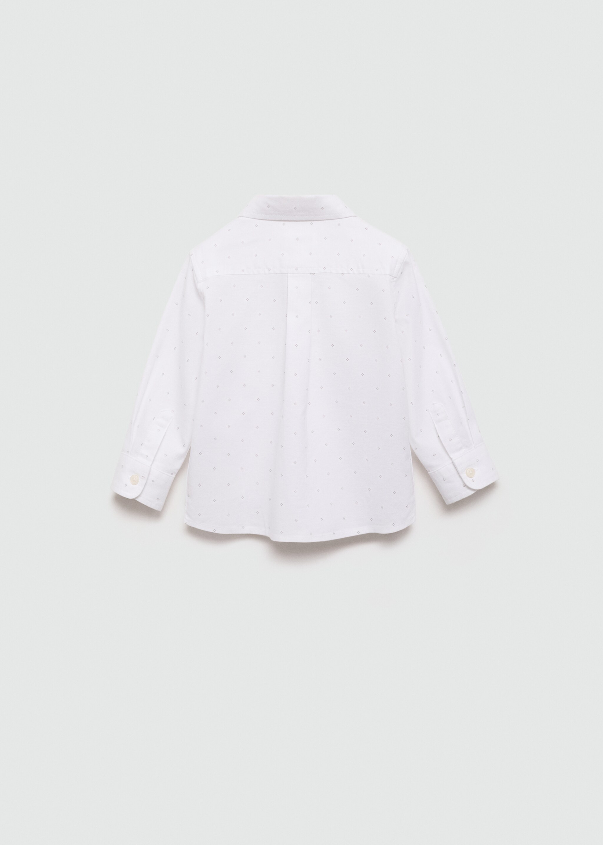 Oxford cotton shirt - Reverse of the article