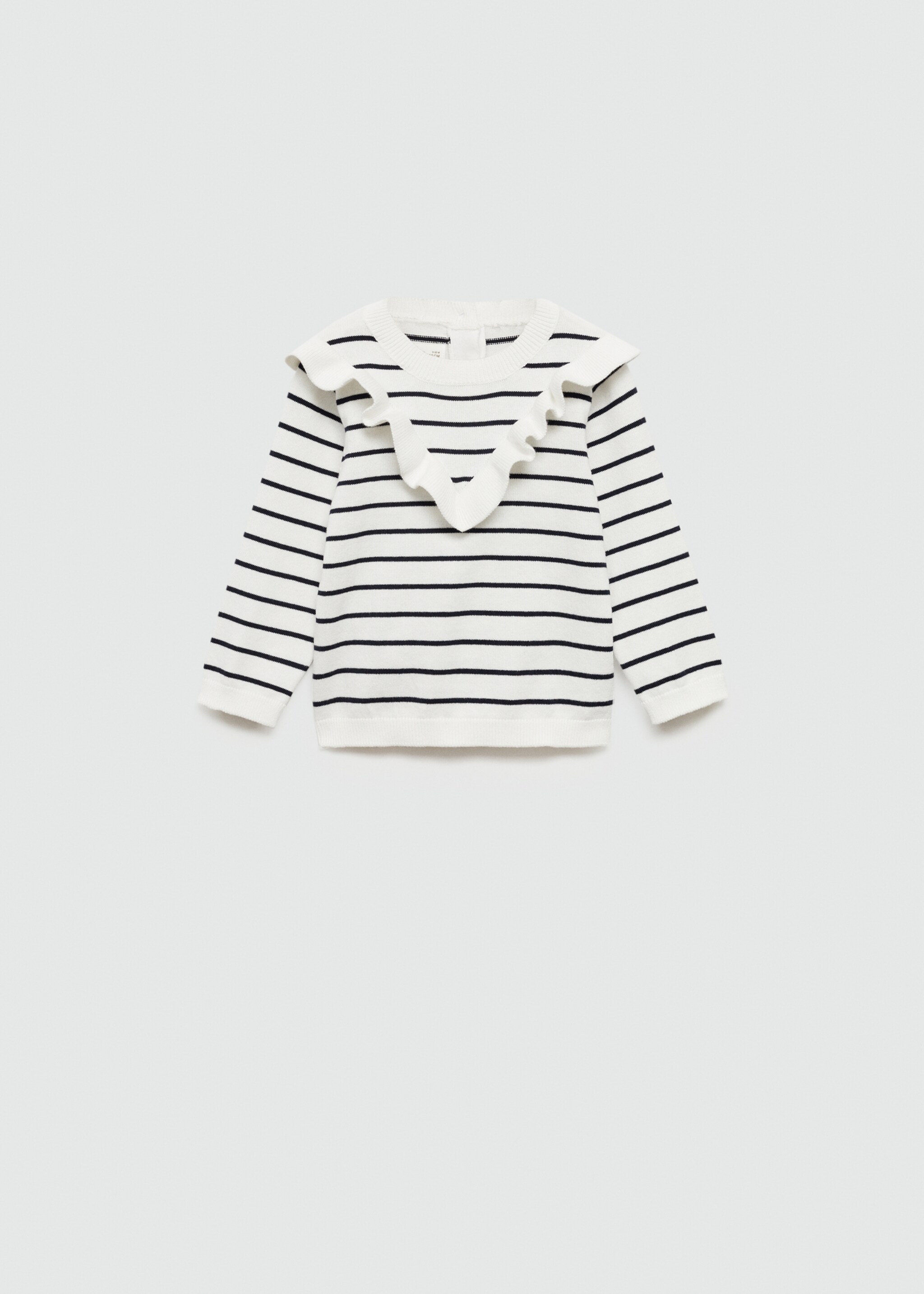 Ruffle striped sweater - Article without model
