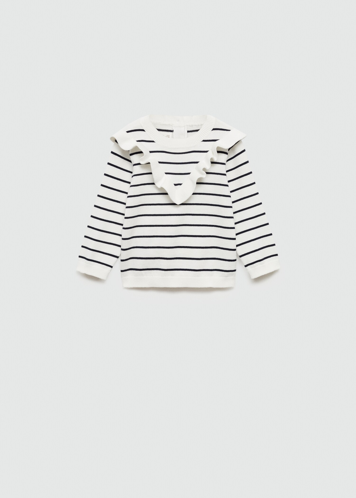 Ruffle striped sweater - Article without model