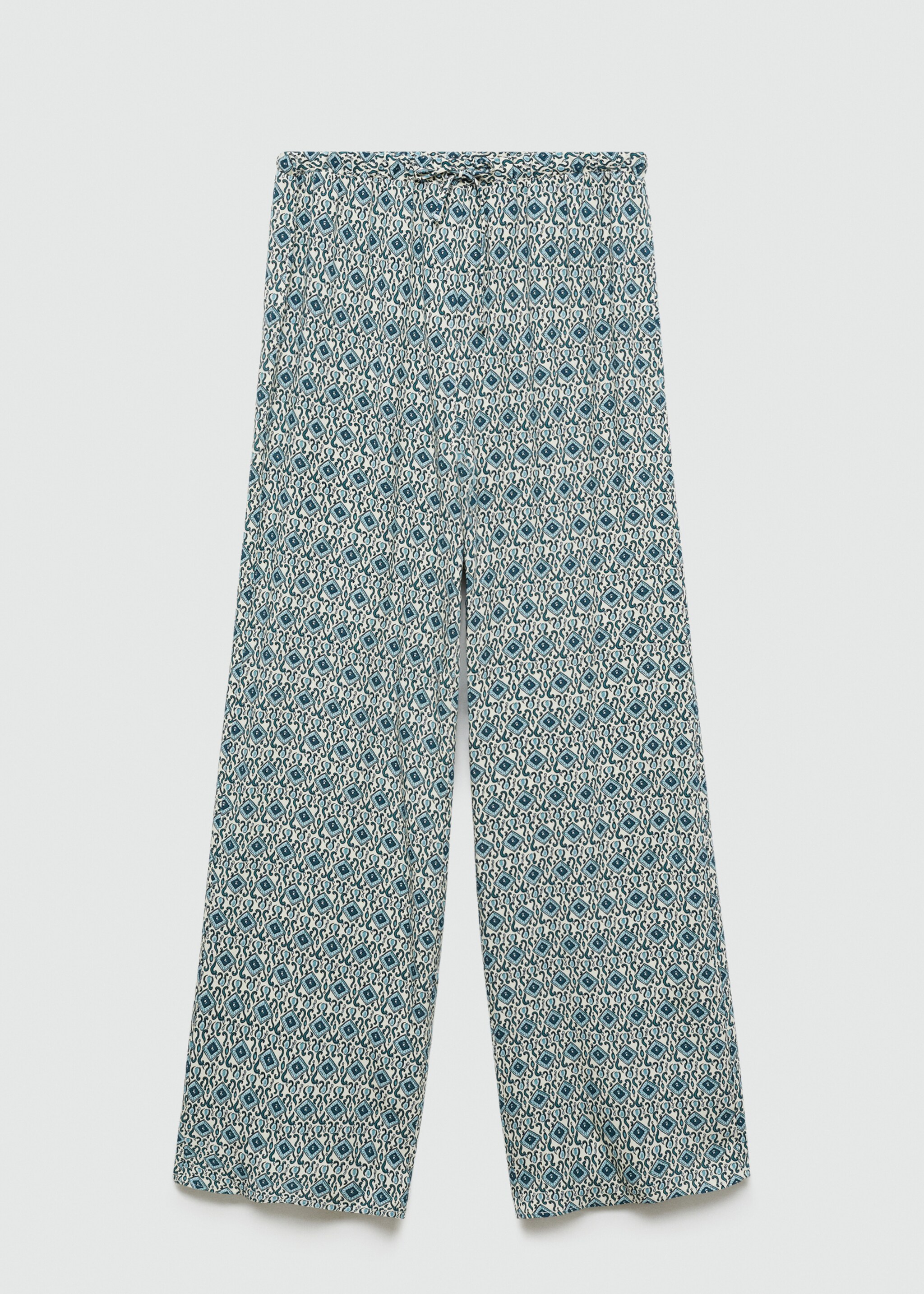 Pantaloni diritti stampati - Articolo senza modello