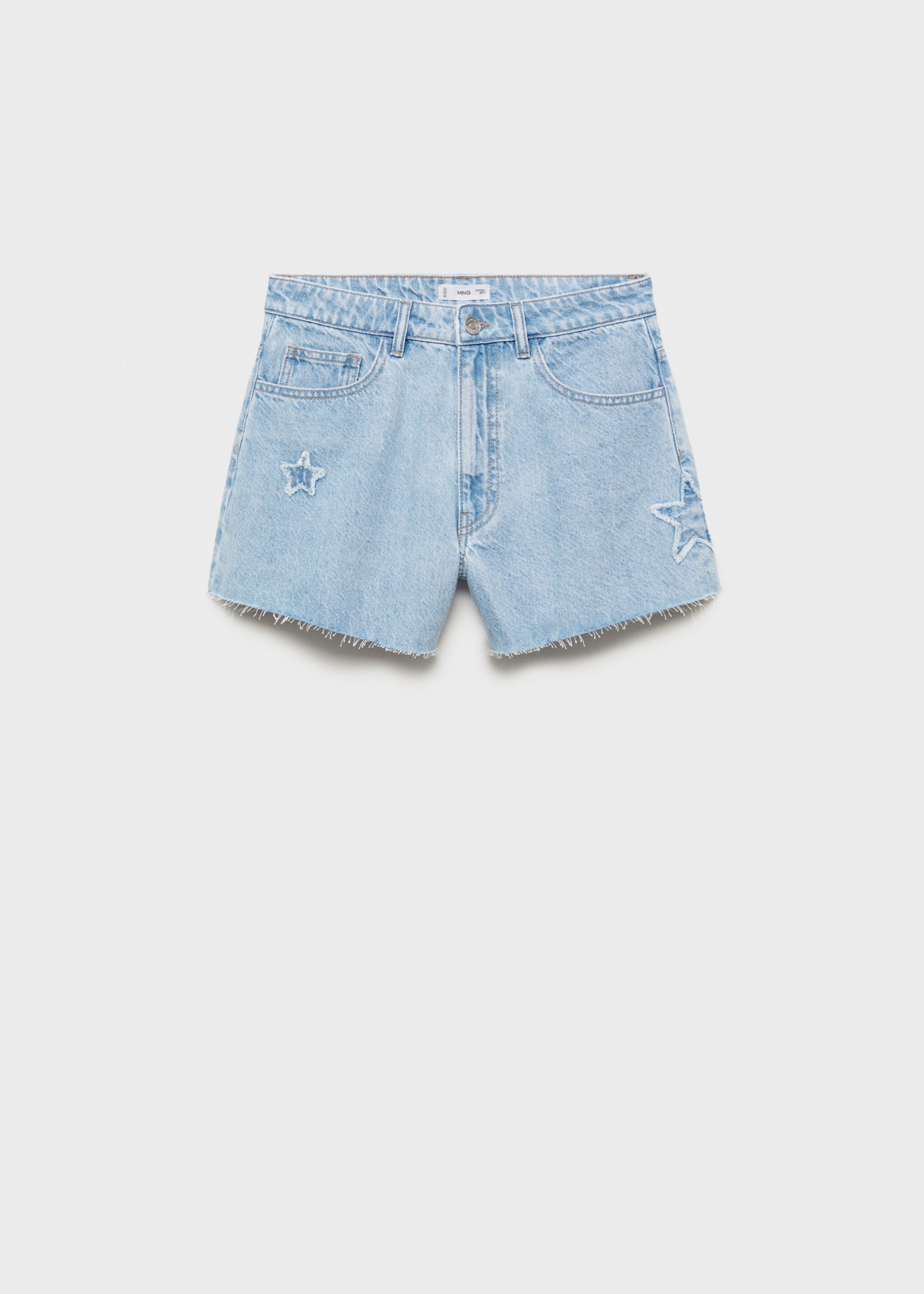 Star denim shorts - Article without model
