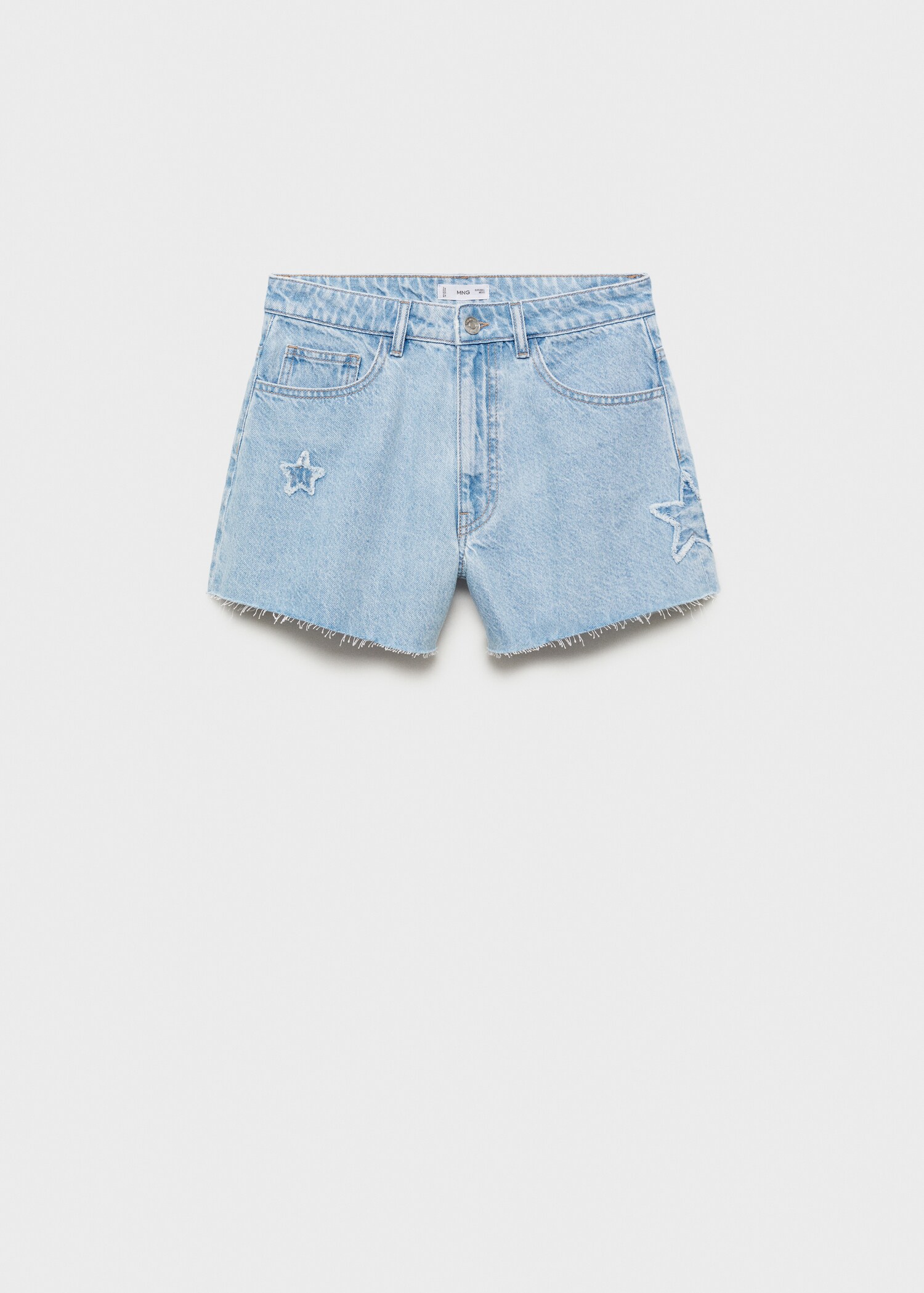 Star denim shorts - Article without model
