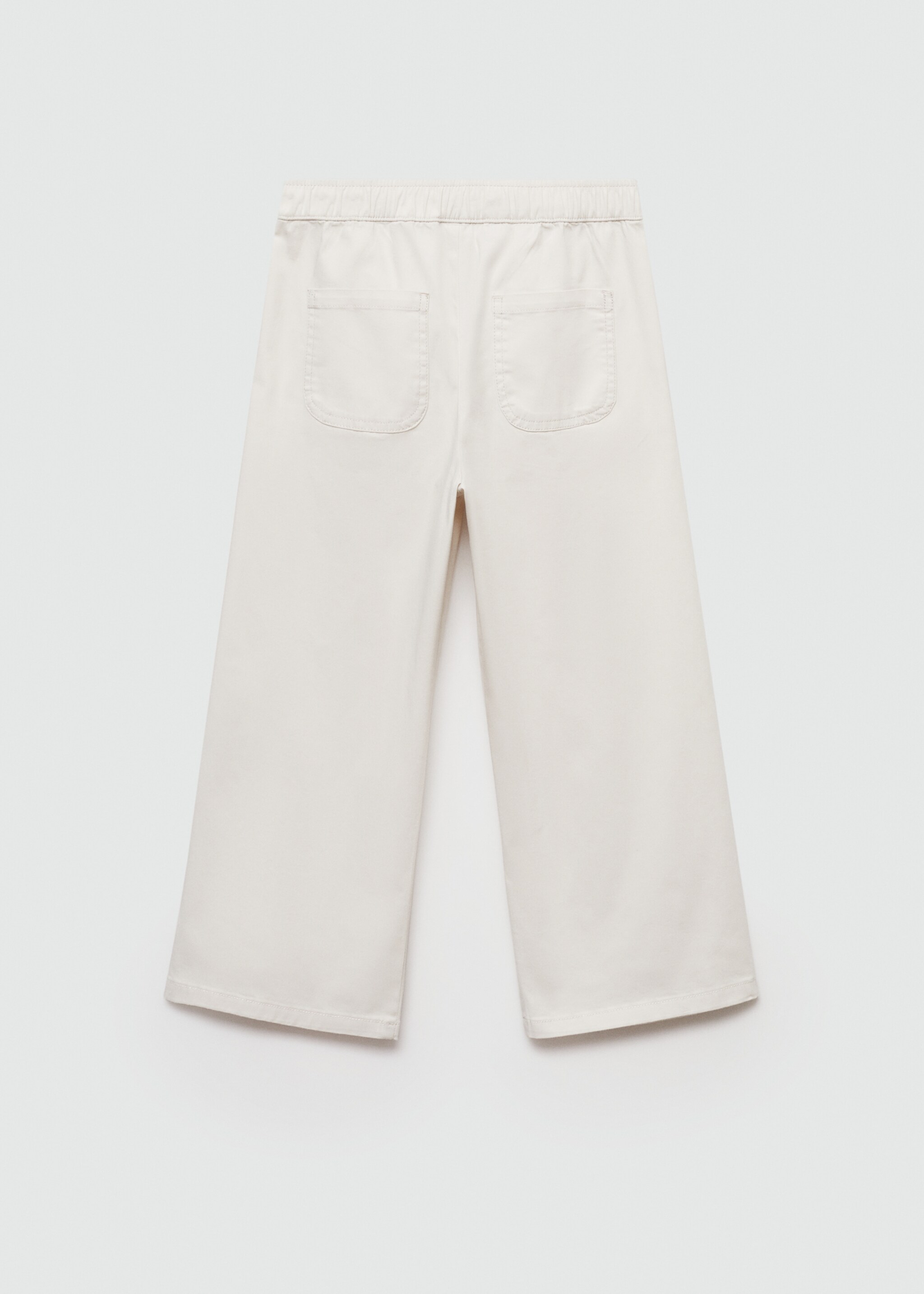 Calças culotte de pinças - Verso do artigo