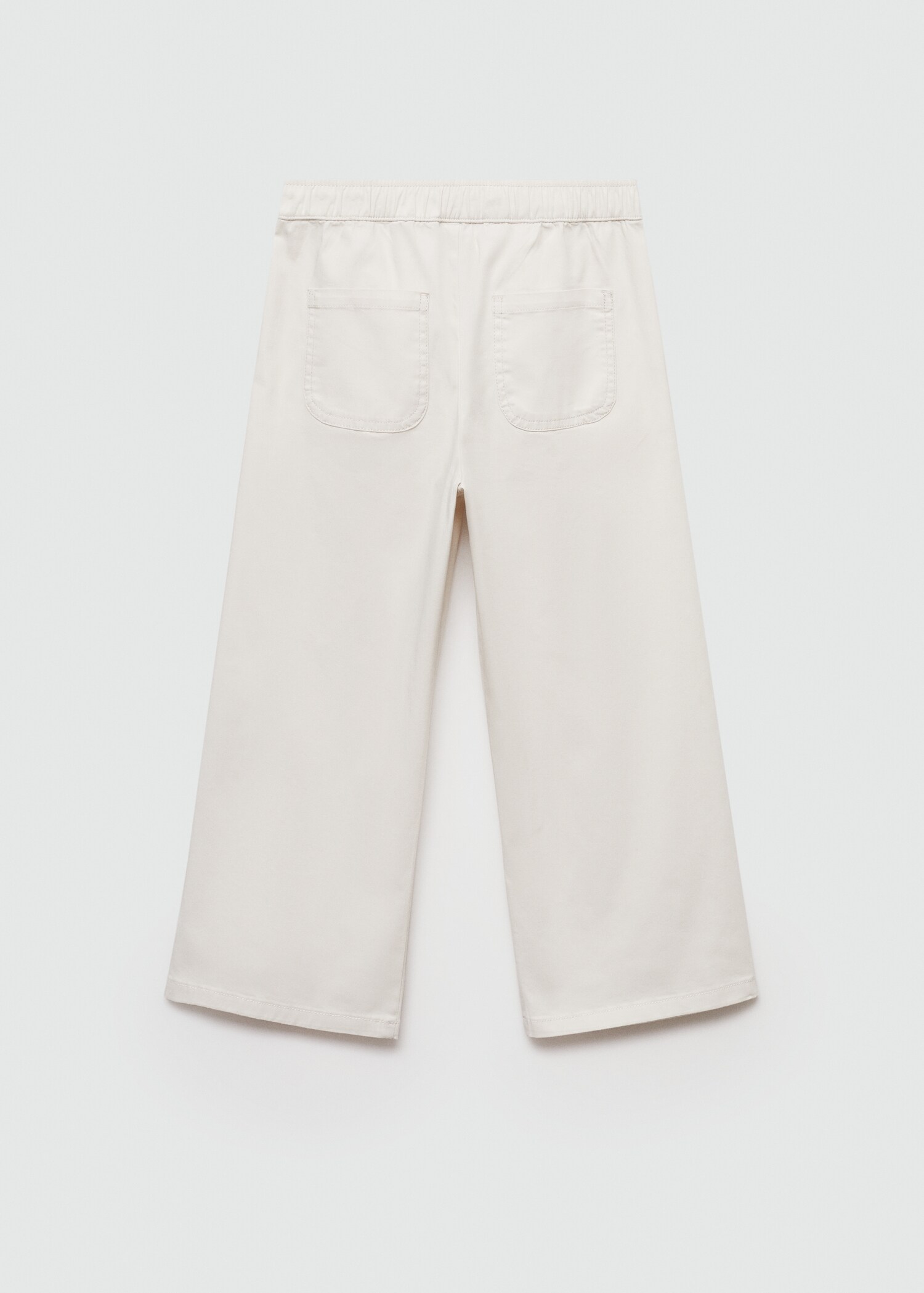 Culotte mit Bundfalten - Rückseite des Artikels