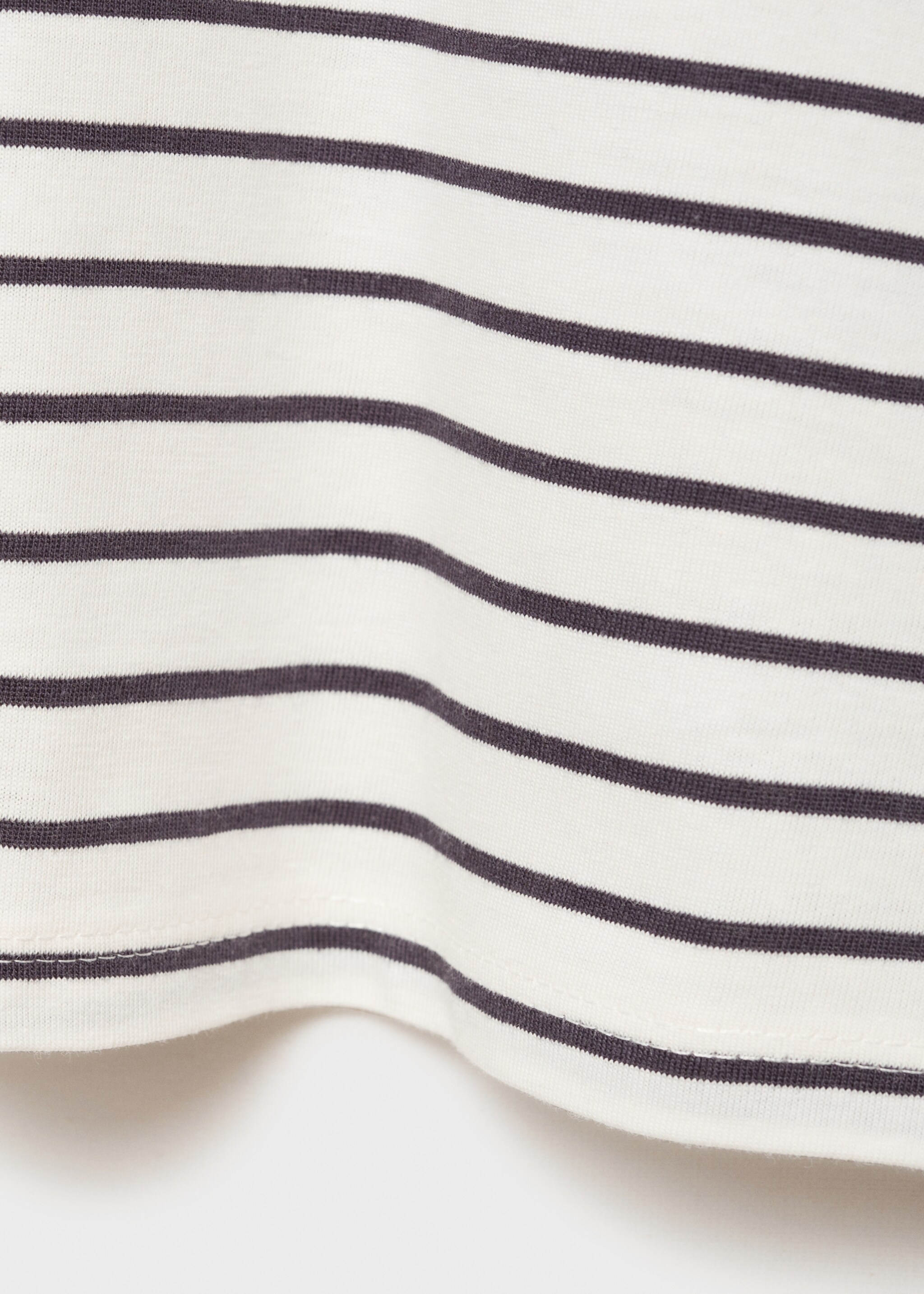 Striped cotton T-shirt - Details of the article 0