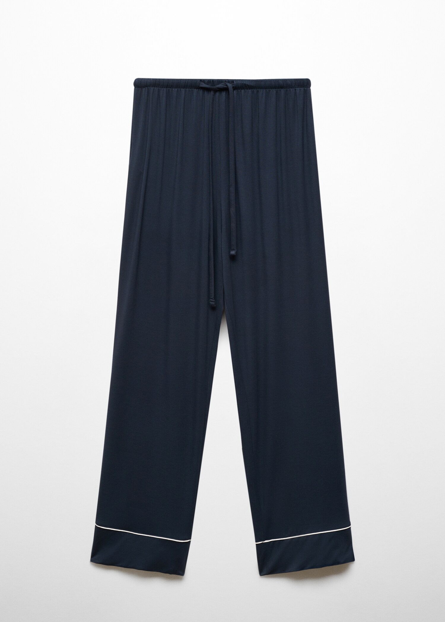 Two-piece pyjamas with piping - Details of the article 9