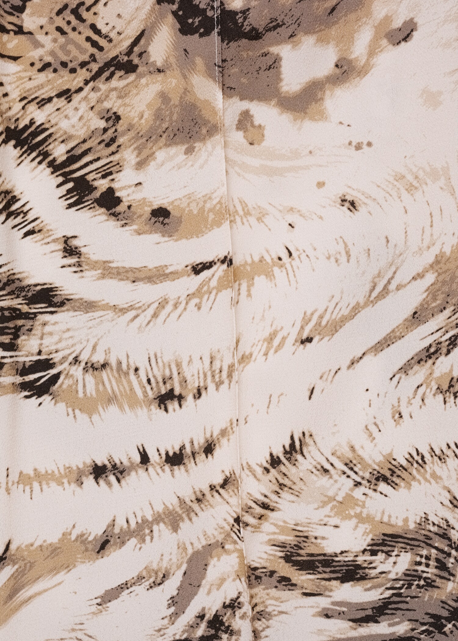 Fließende Hose mit Animal Print - Detail des Artikels 0