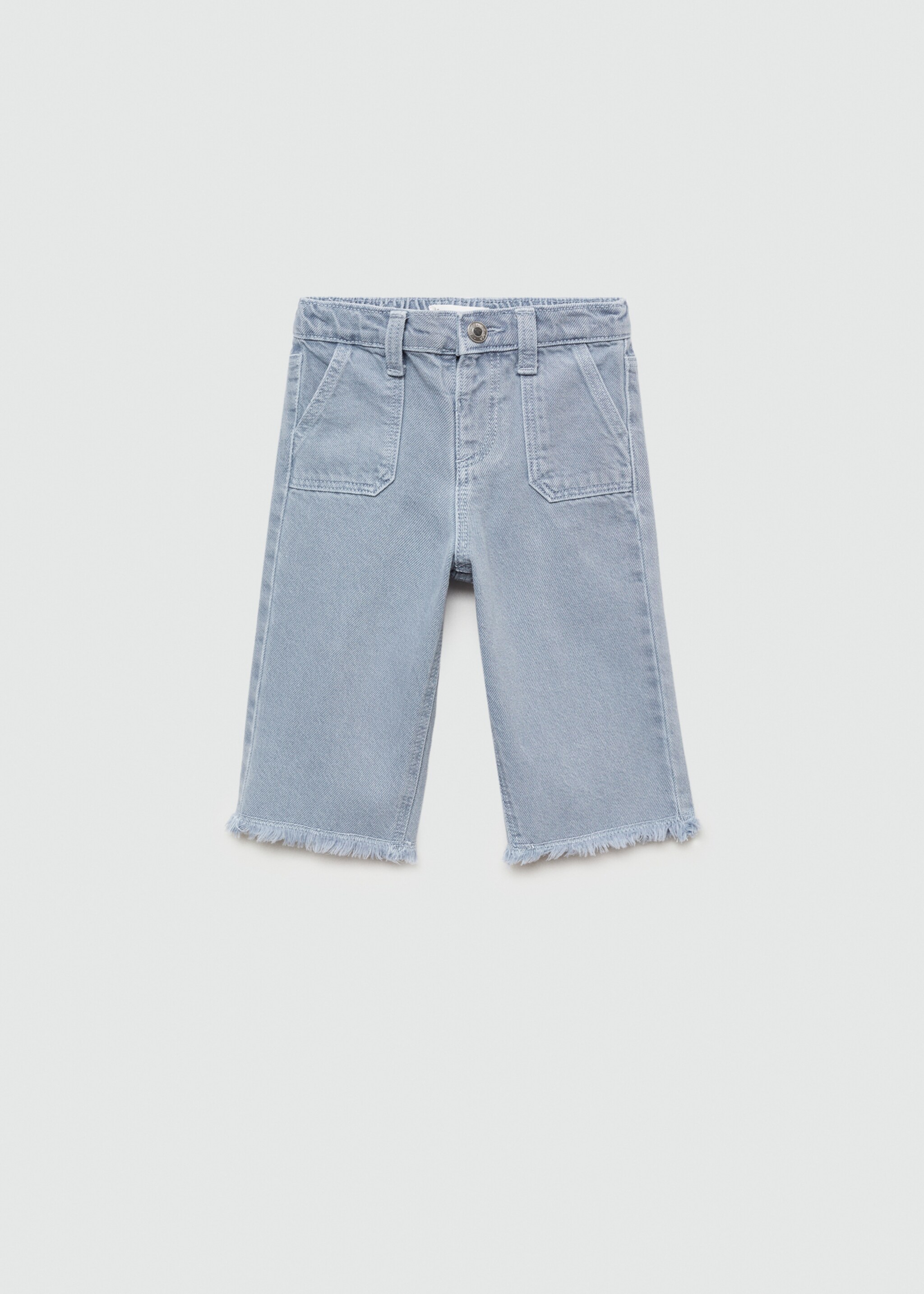 Jupe-culotte jean bas effiloché - Article sans modèle